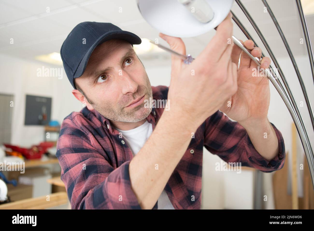 power saving electrical efficiency concept Stock Photo