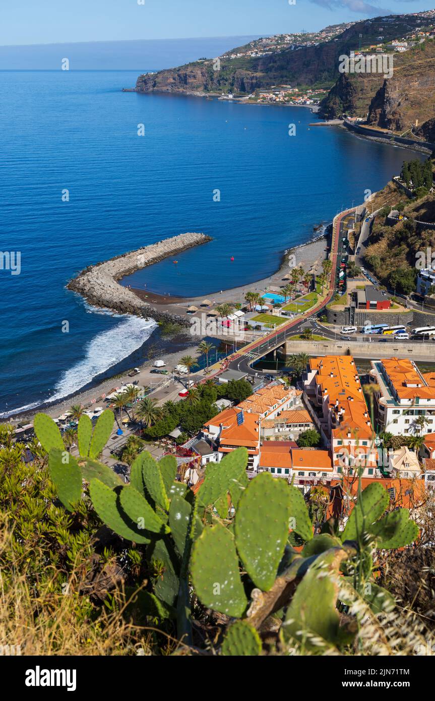 View from Miradouro de São Sebastião, Madeira, Portugal Stock Photo