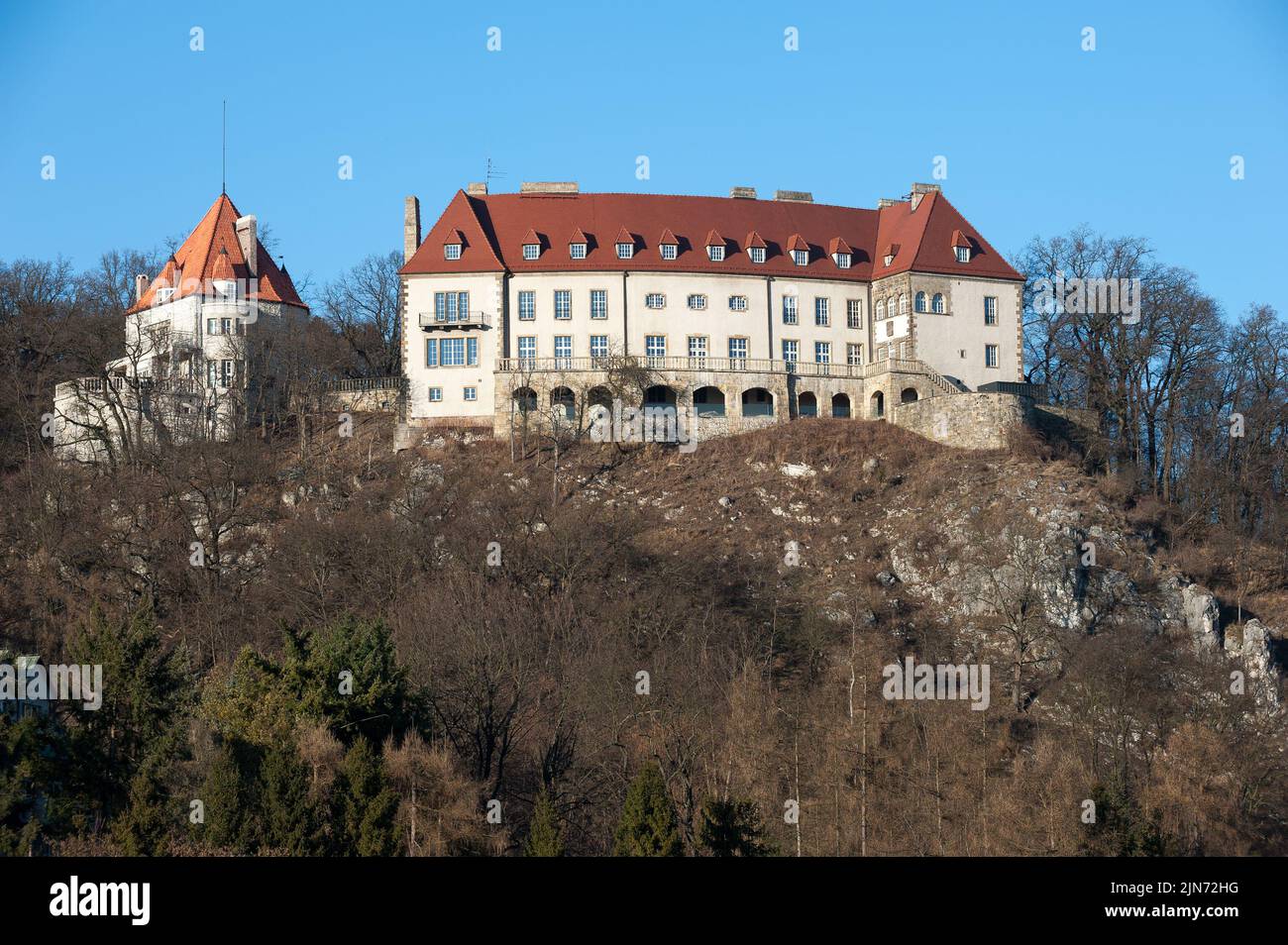 Przegorzały Castle, Cracow, Poland Stock Photo
