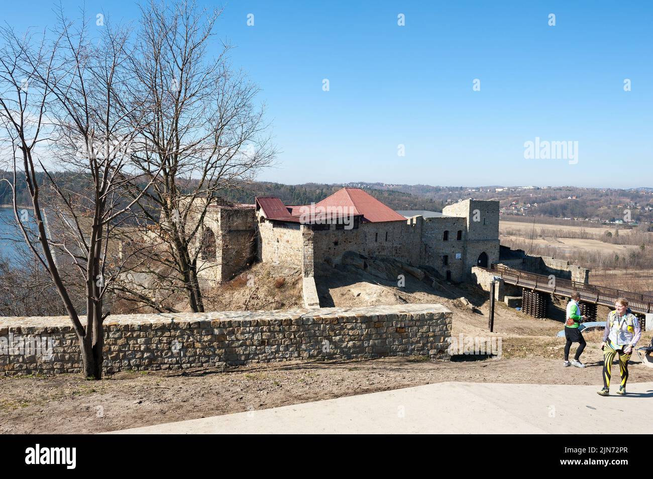 Dobczyce Castle, Dobczyce, Lesser Poland Voivodeship, in southern Poland Stock Photo