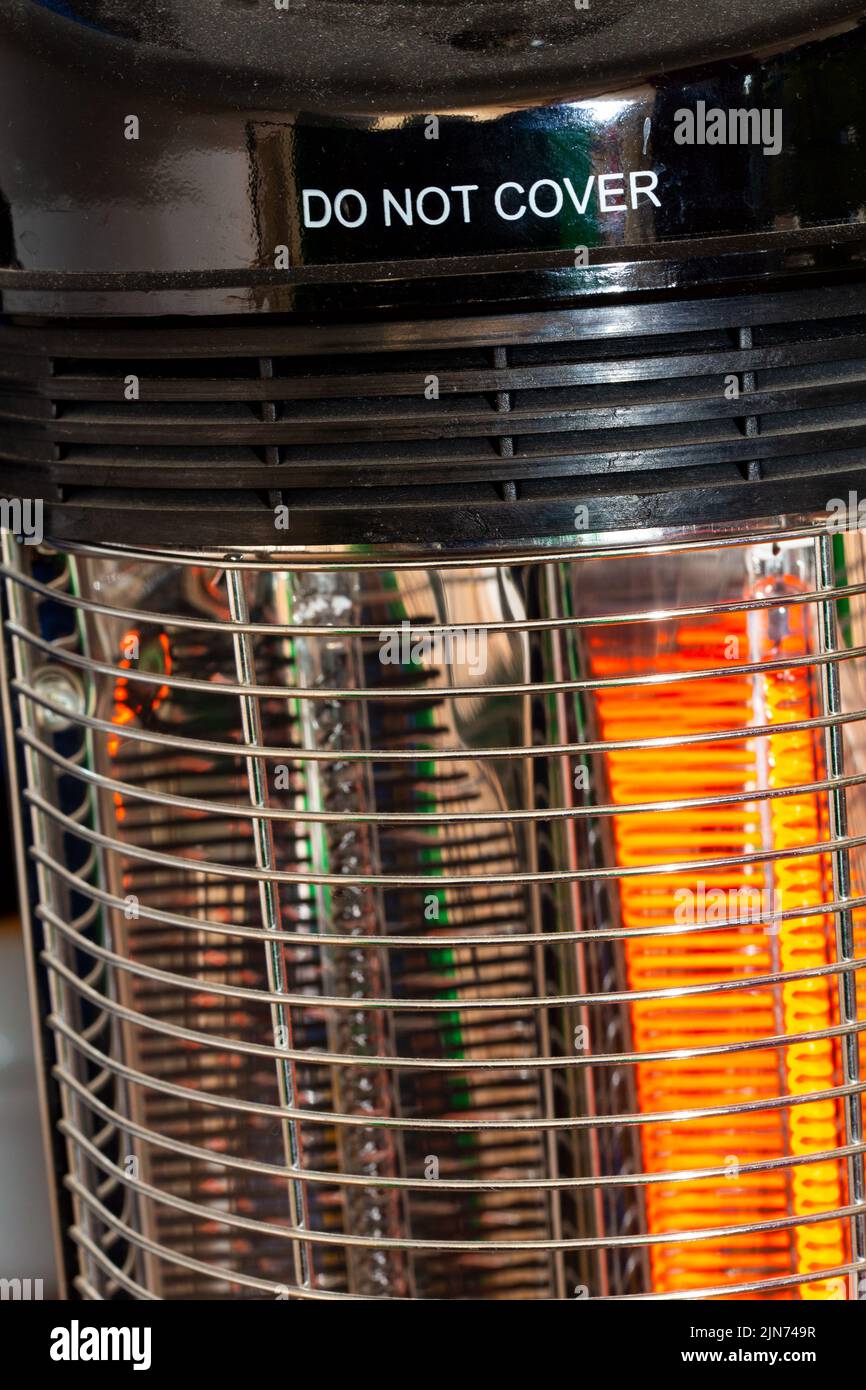Close-up of a fan heater Stock Photo