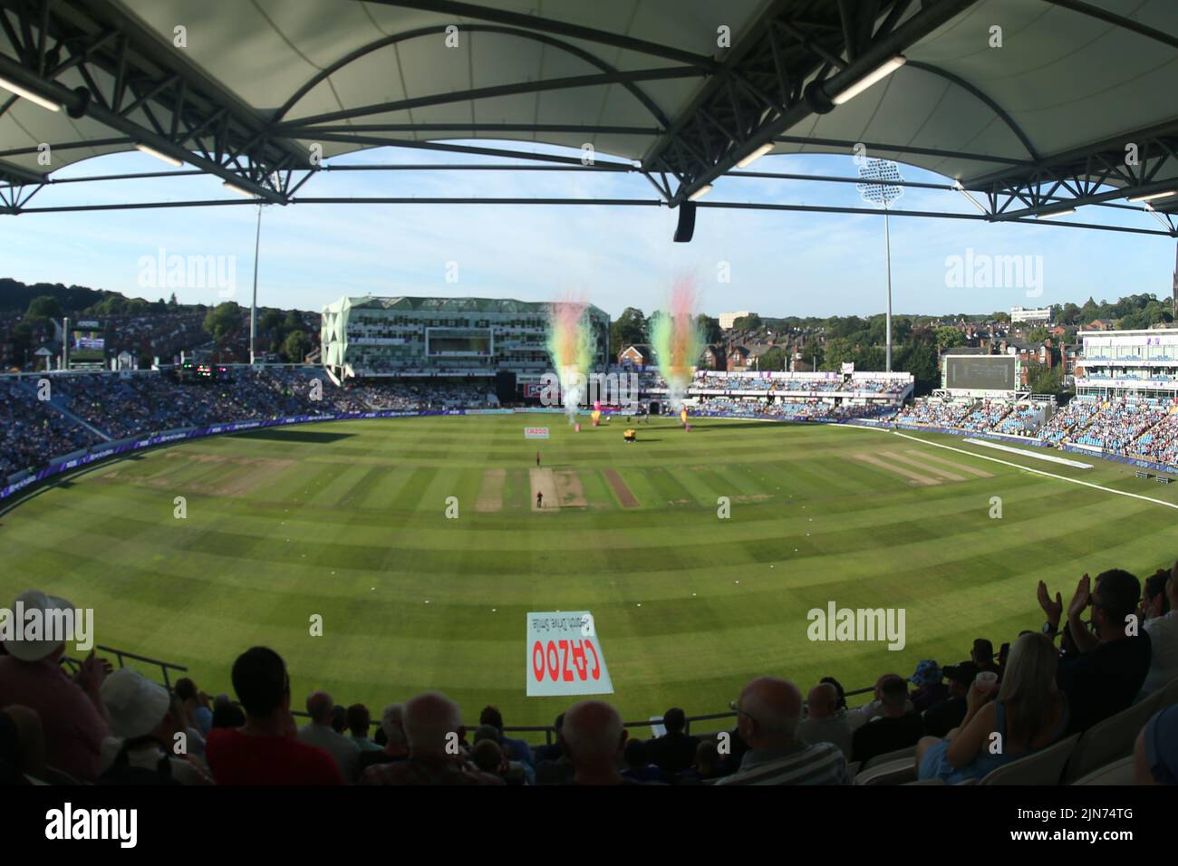 Leeds, UK. 09th Aug, 2022. Clean Slate Headingley Cricket Ground, Leeds