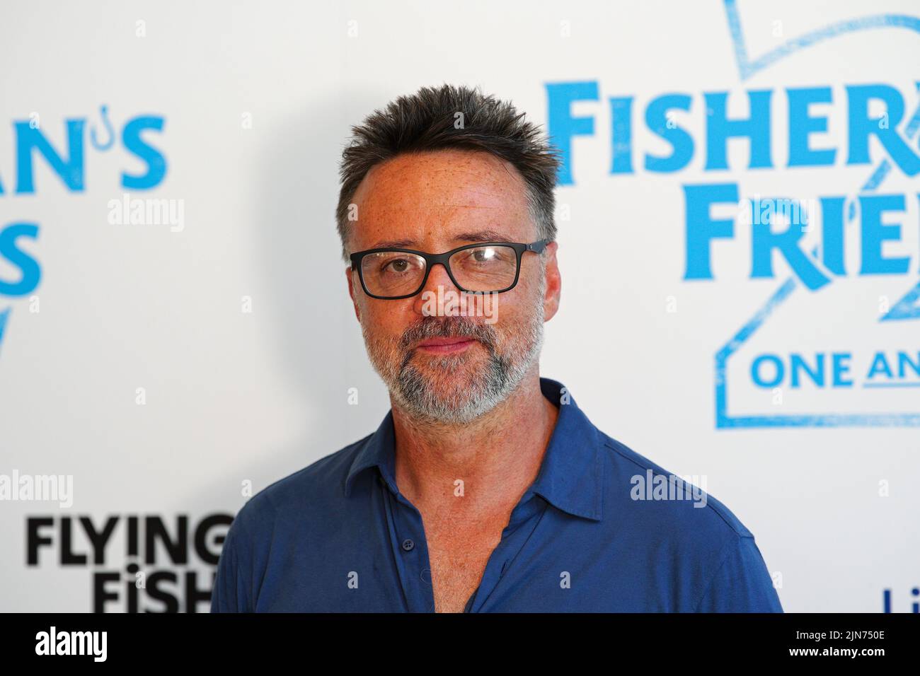 Richard Harrington attending the UK premiere of Fishermen's Friends: One and All, at the Lighthouse Cinema, Newquay, Cornwall. Picture date: Tuesday August 9, 2022. Stock Photo