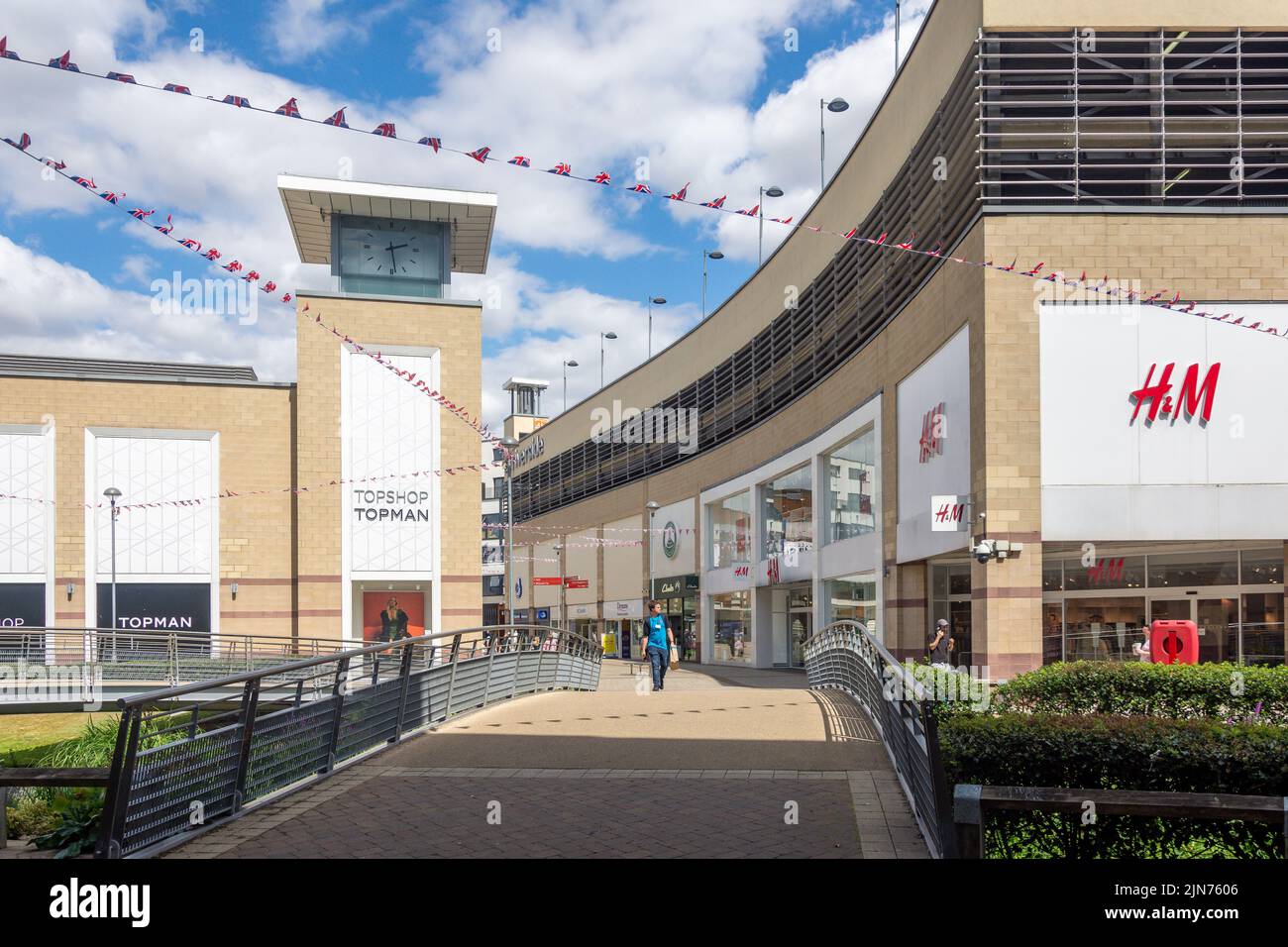 Riverside Shopping Centre, Hemel Hempstead, Hertfordshire, England, United Kingdom Stock Photo