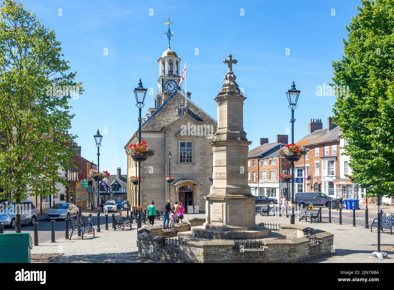 War Memorial and Town Hall, Market Place, Brackley