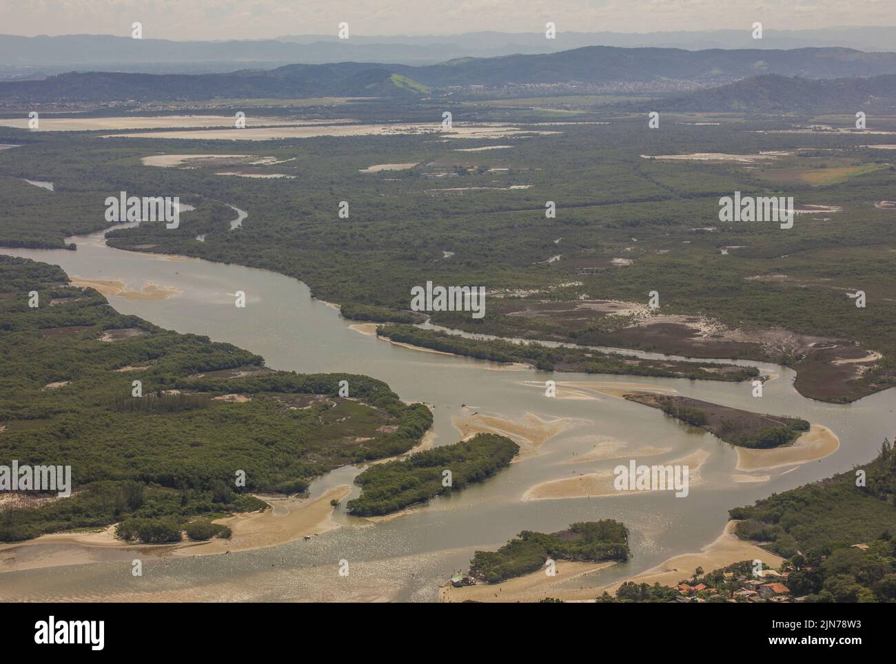 View telegraph stone track in rio de janeiro Stock Photo - Alamy