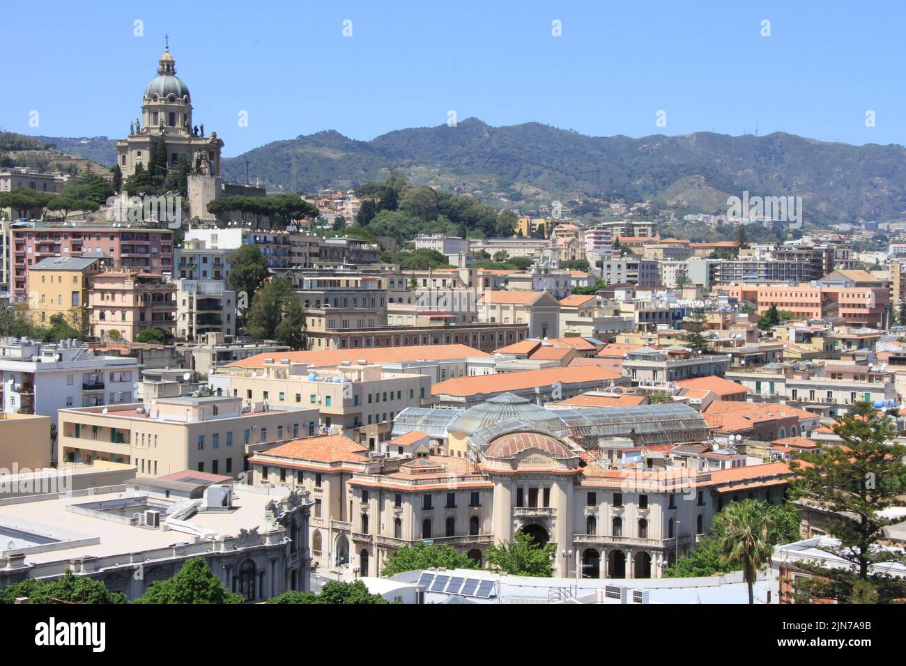 Aspects of the bell tower of Messina Stock Photo