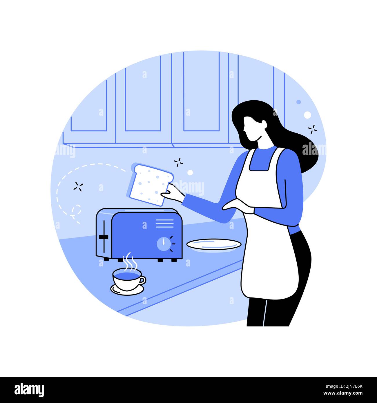 Making a toast isolated cartoon vector illustrations Stock Vector Image