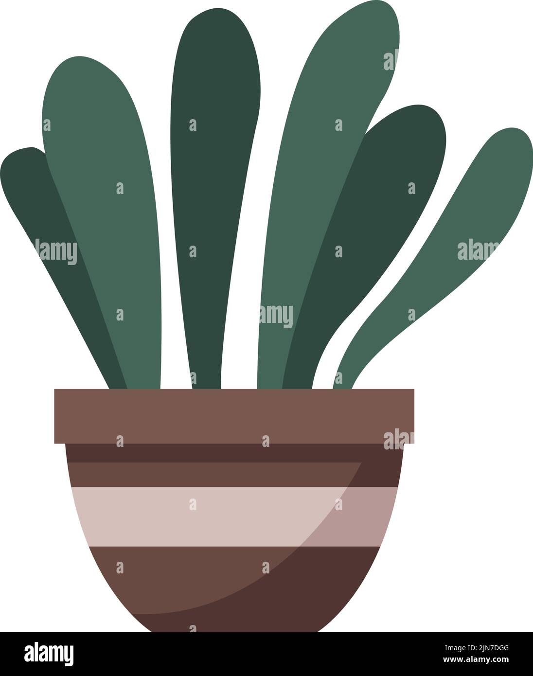 houseplant in ceramic pot Stock Vector Image & Art - Alamy