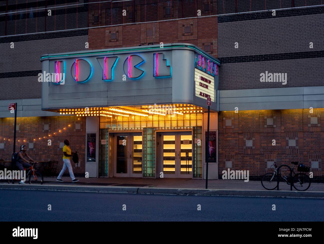 The Joyce Theater in Chelsea in New York on Tuesday, July 26, 2022.  (© Richard B. Levine) Stock Photo