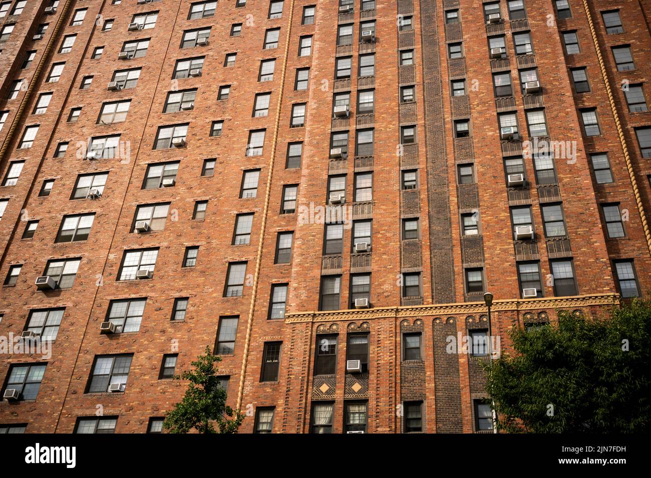 Housing stock in Chelsea in New York on Tuesday, July 26, 2022. The pandemic deals offered by landlords are largely over as rents go up as landlords attempt to recoup income lost. (© Richard B. Levine) Stock Photo