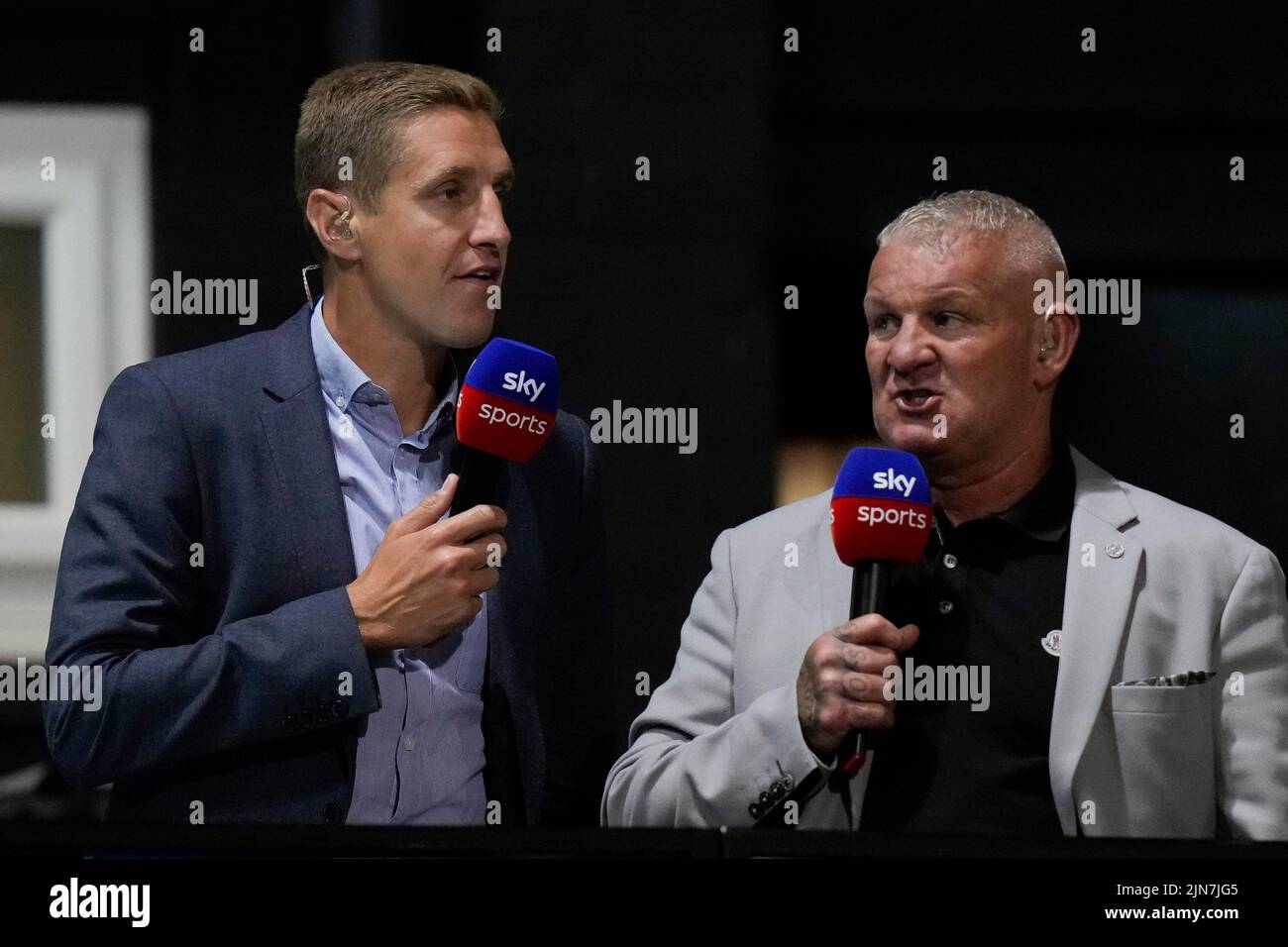 Tigers heroes Michael Dawson and Dean Windass were pundits for Sky Sports at the game tonight