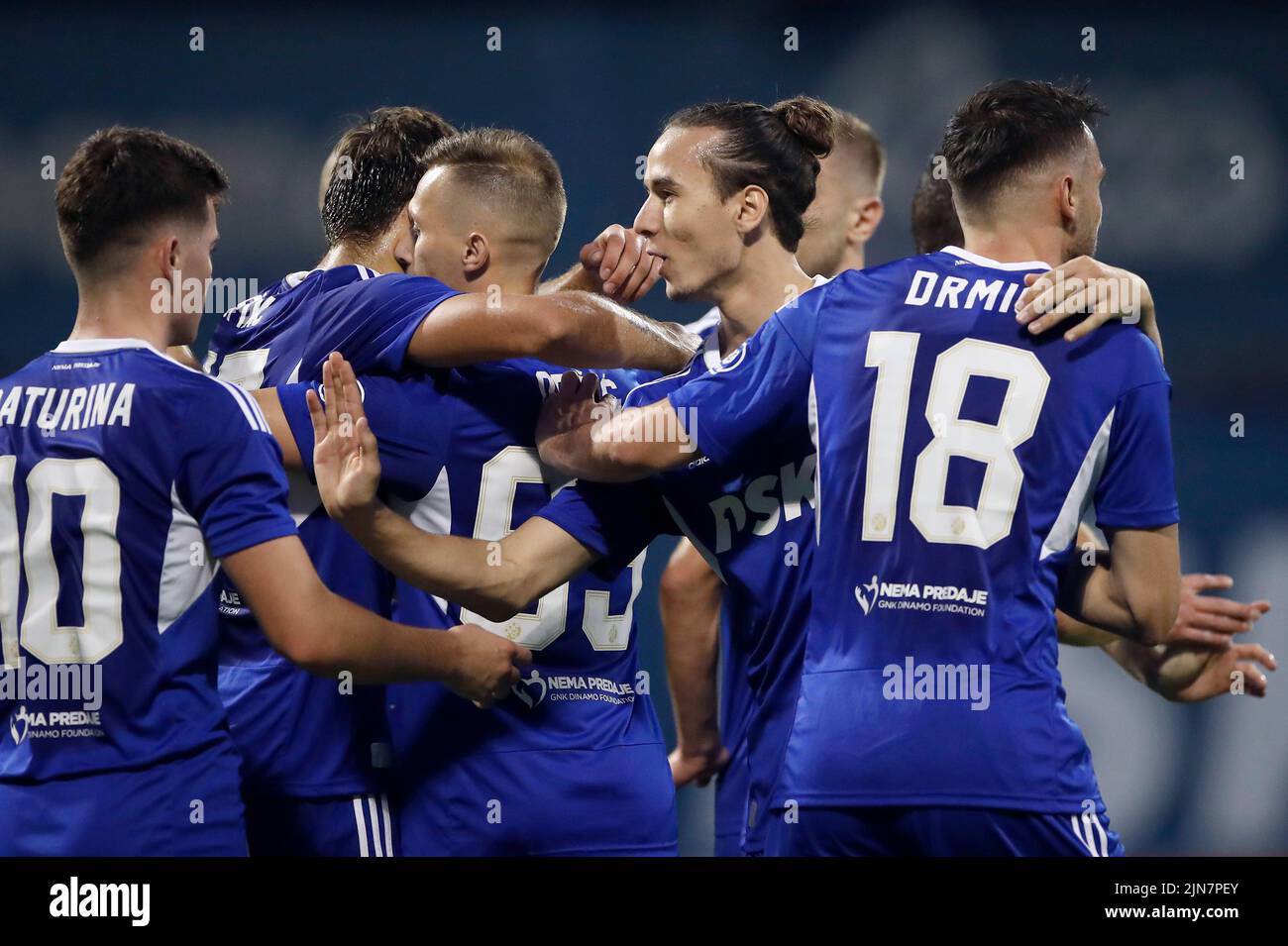 Players Fc Hermannstadt Celebrating After Scoring Editorial Stock