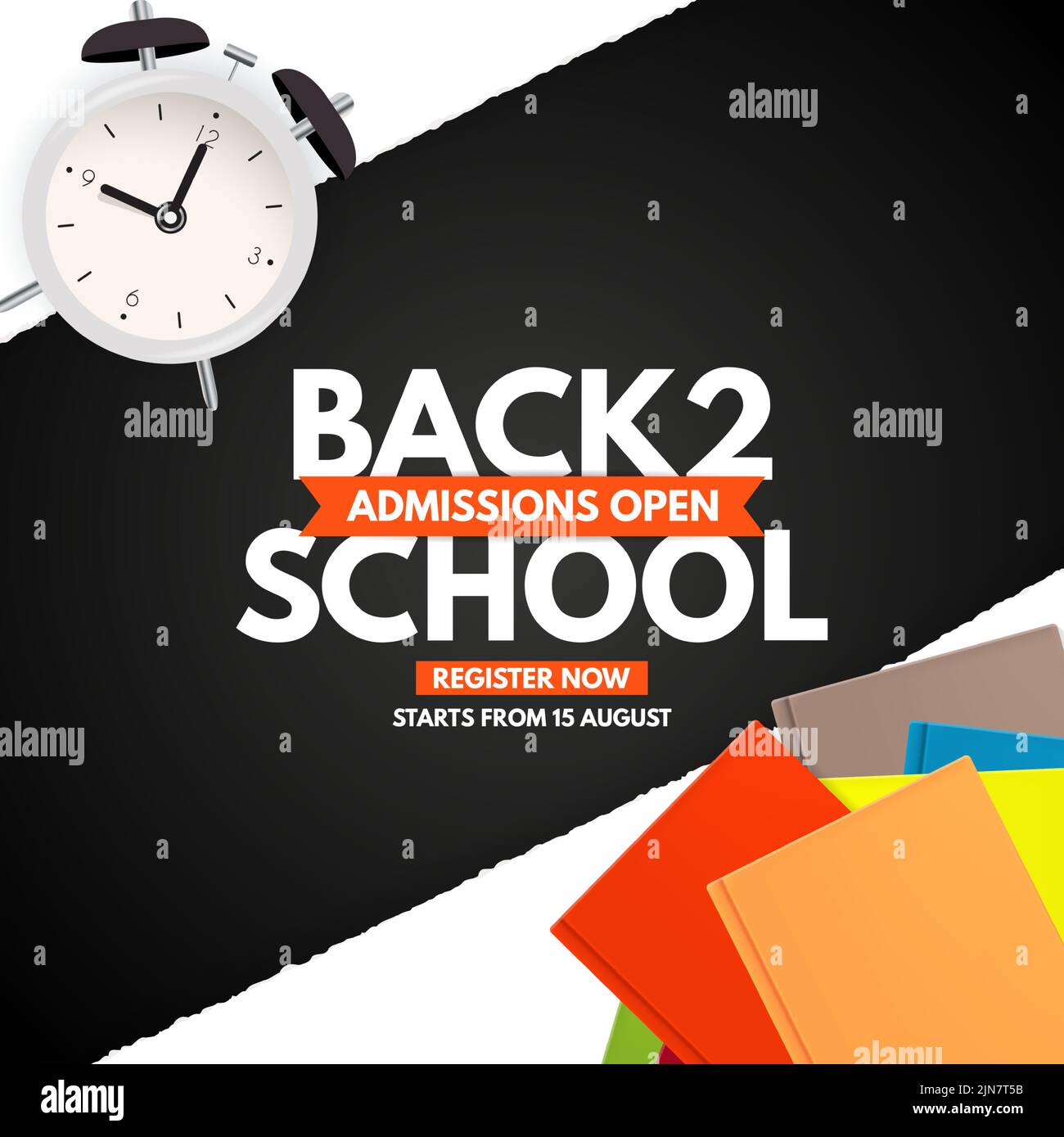 Back to School Background. Vector Illustration. EPS10 Stock Vector