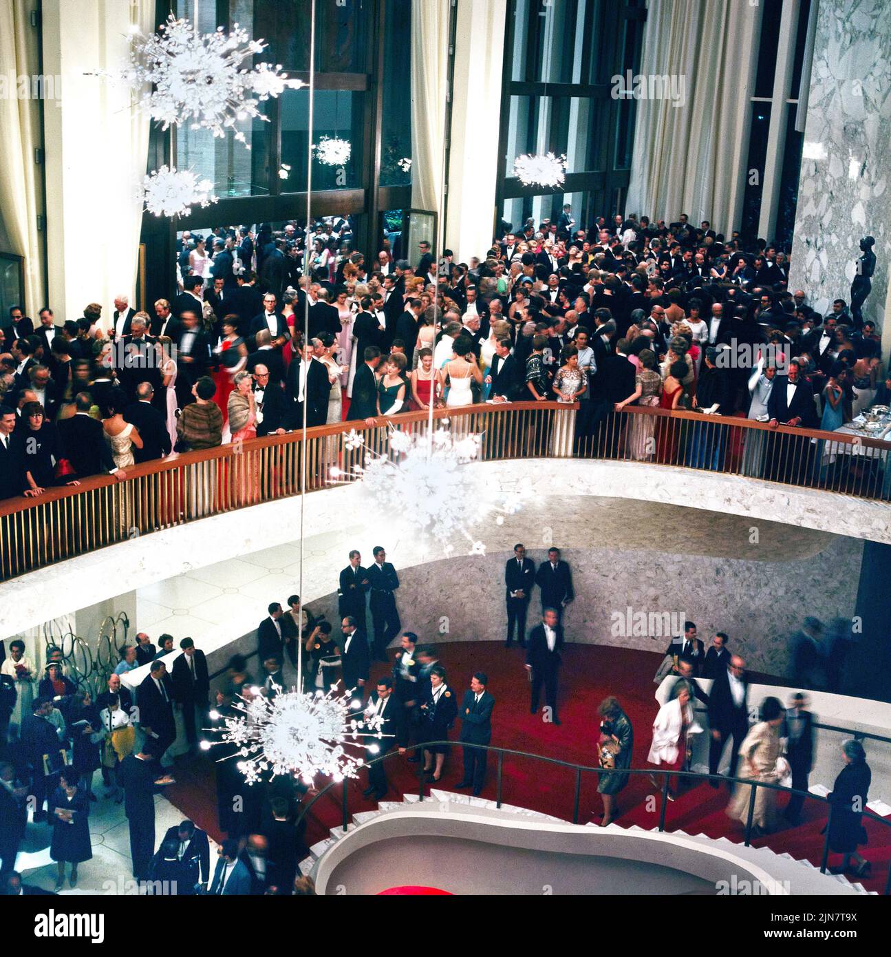 Opening of Metropolitan Opera House, Lincoln Center, New York City, New York, USA, Toni Frissell Collection, September 16, 1966 Stock Photo
