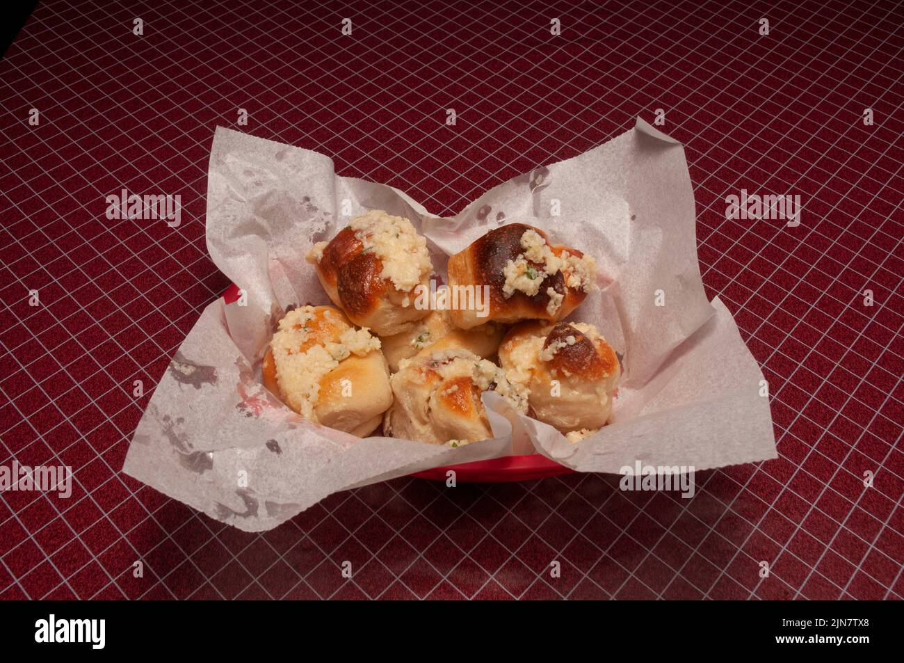 Authentic Italian cuisine known as garlic knots Stock Photo Alamy