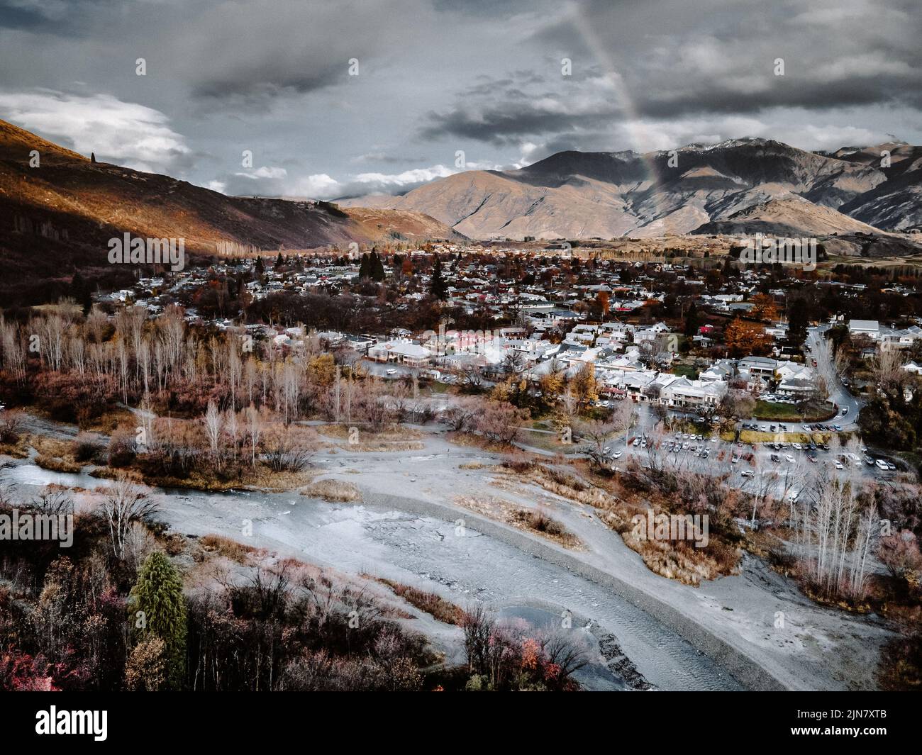 Arrow River, Arrowtown, New Zealand Stock Photo Alamy