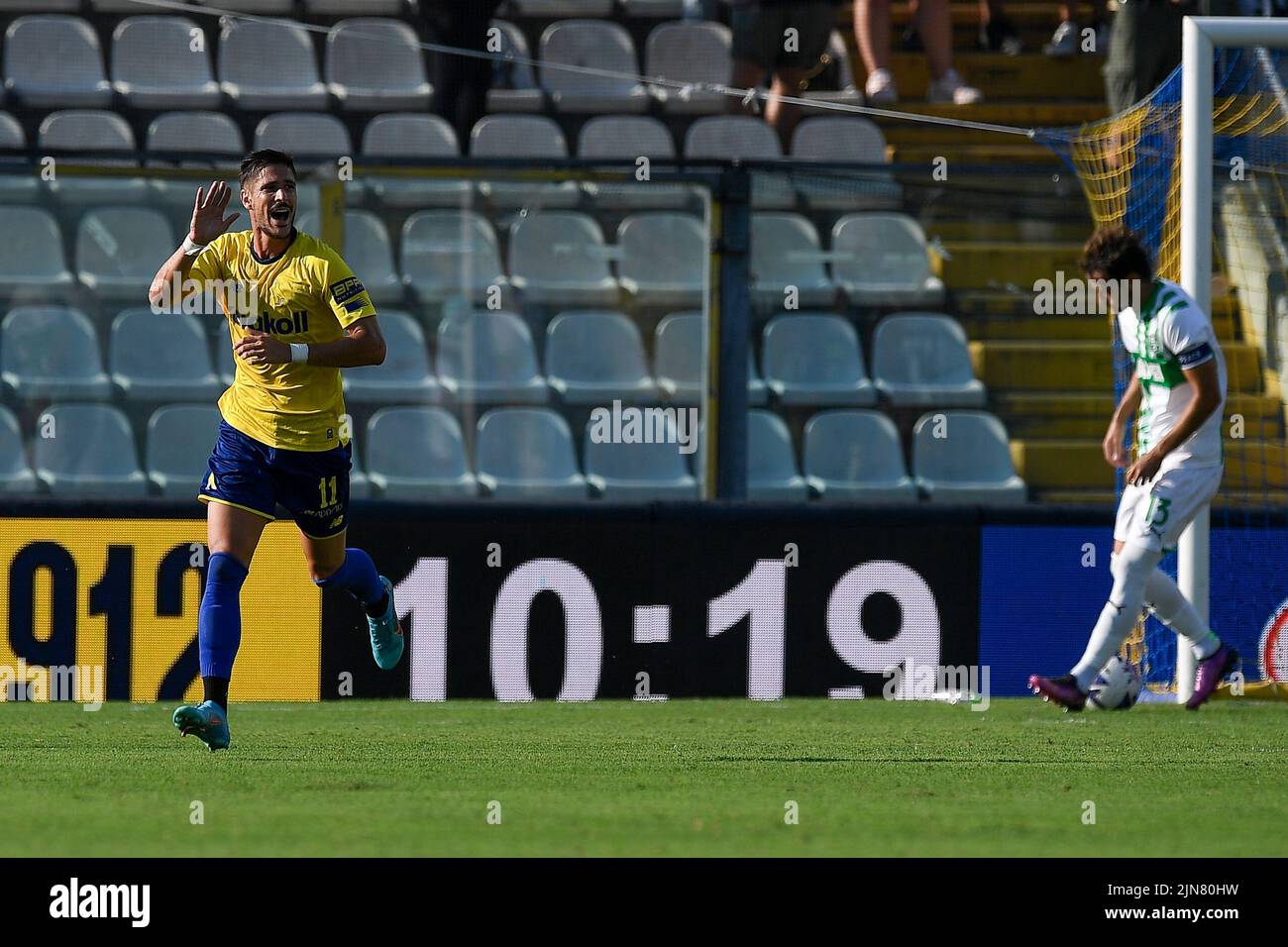 Modena, Italy. 08th Aug, 2022. Diego Falcinelli (FC MODENA