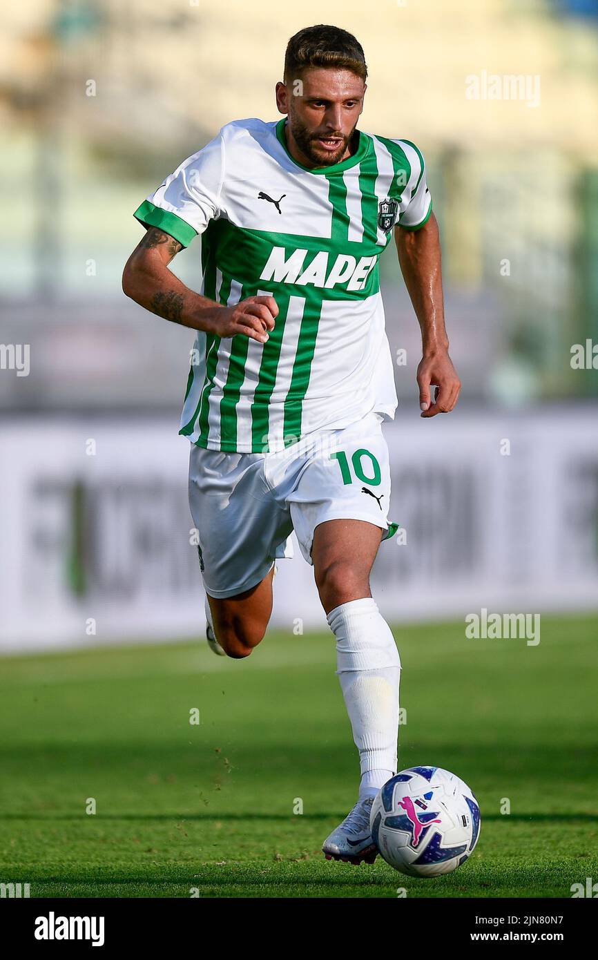 Modena, Italy. 08 August 2022. Mario Gargiulo of Modena FC gestures during  the Coppa Italia football match between Modena FC and US Sassuolo. Credit:  Nicolò Campo/Alamy Live News Stock Photo - Alamy