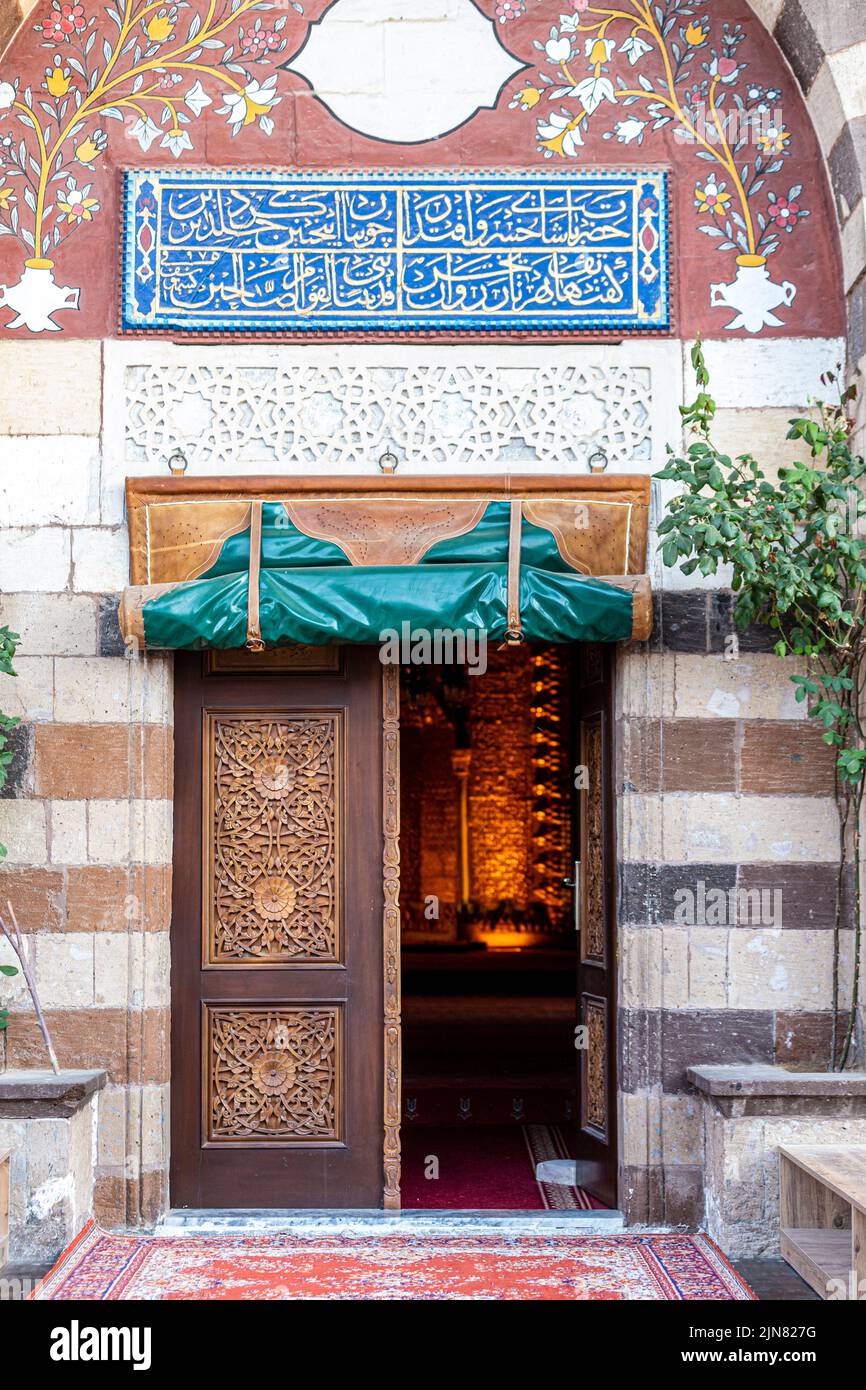 A mosque door in traditional Turkish architecture Stock Photo - Alamy