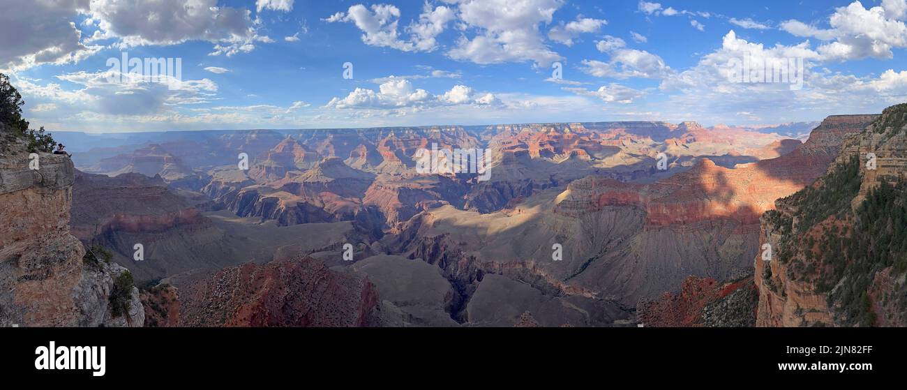 Aerial panoramic view of Grand Canyon, USA Stock Photo