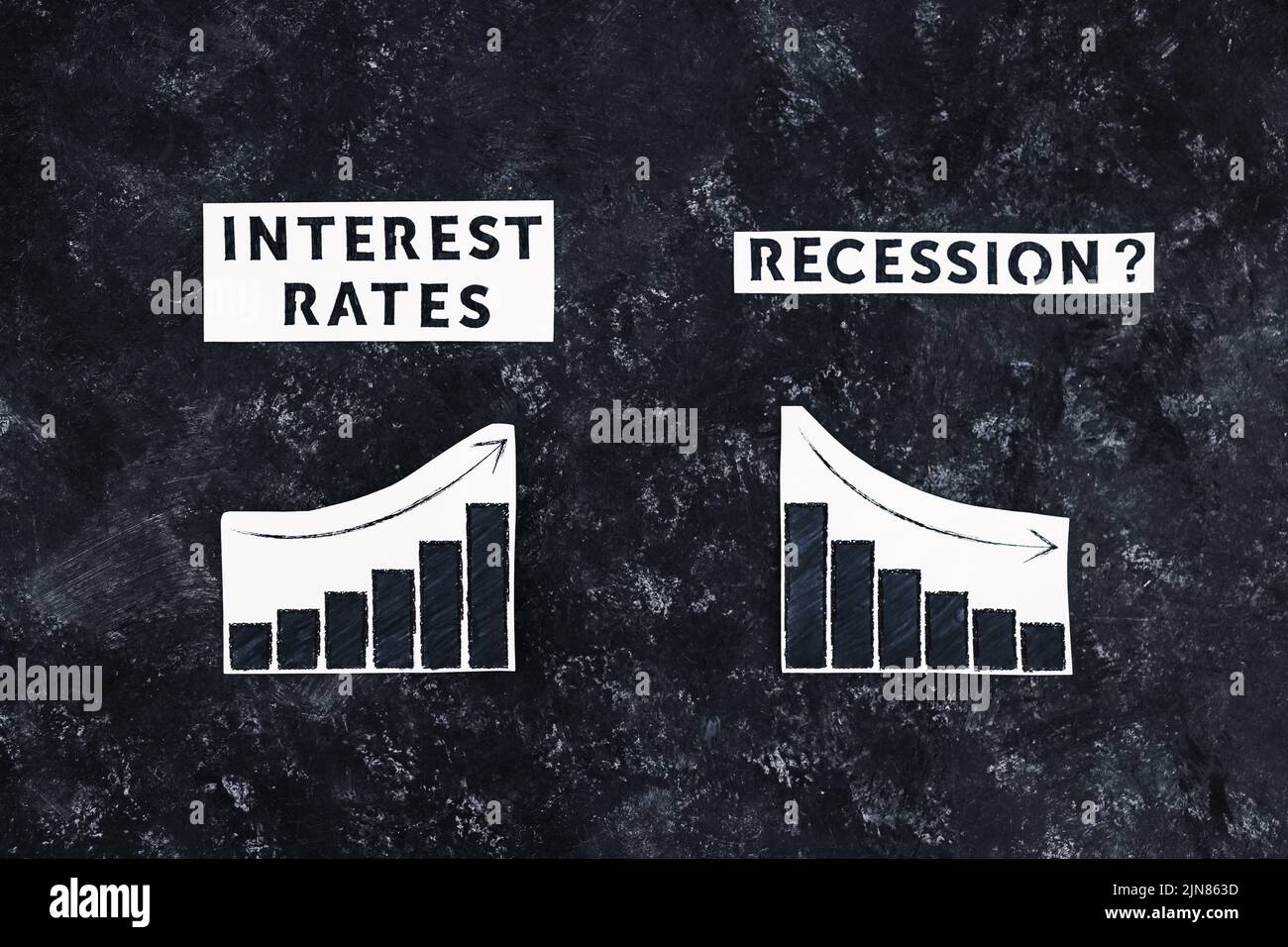 Receding And Resetting Graph Minimum repayment hi-res stock photography and images - Alamy