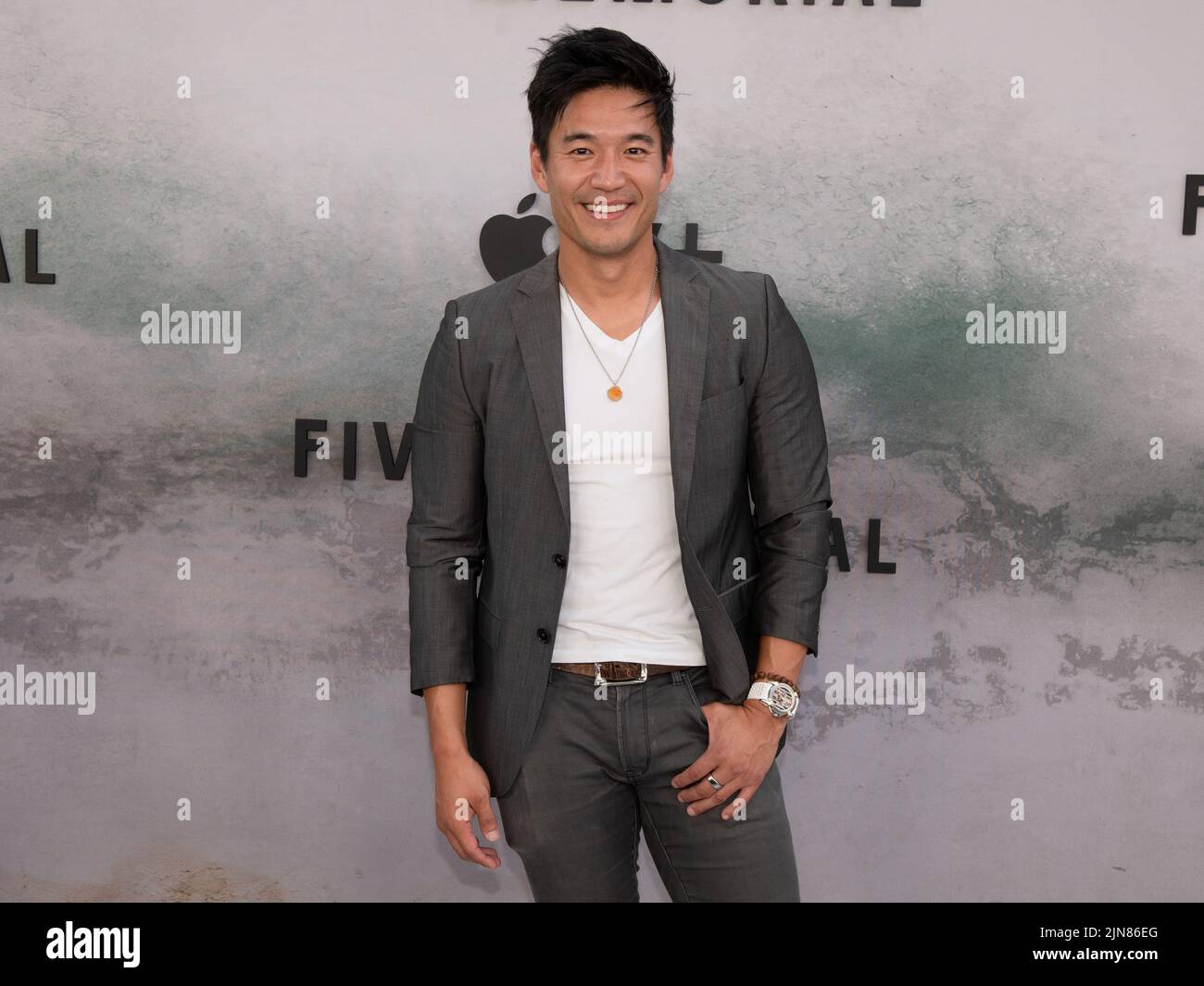August 8, 2022, Hollywood, Calidornia, USA: Kevin Kreider attends the Apple TV+ Limited Series â€œFive Days at Memorialâ (Credit Image: © Billy Bennight/ZUMA Press Wire) Stock Photo