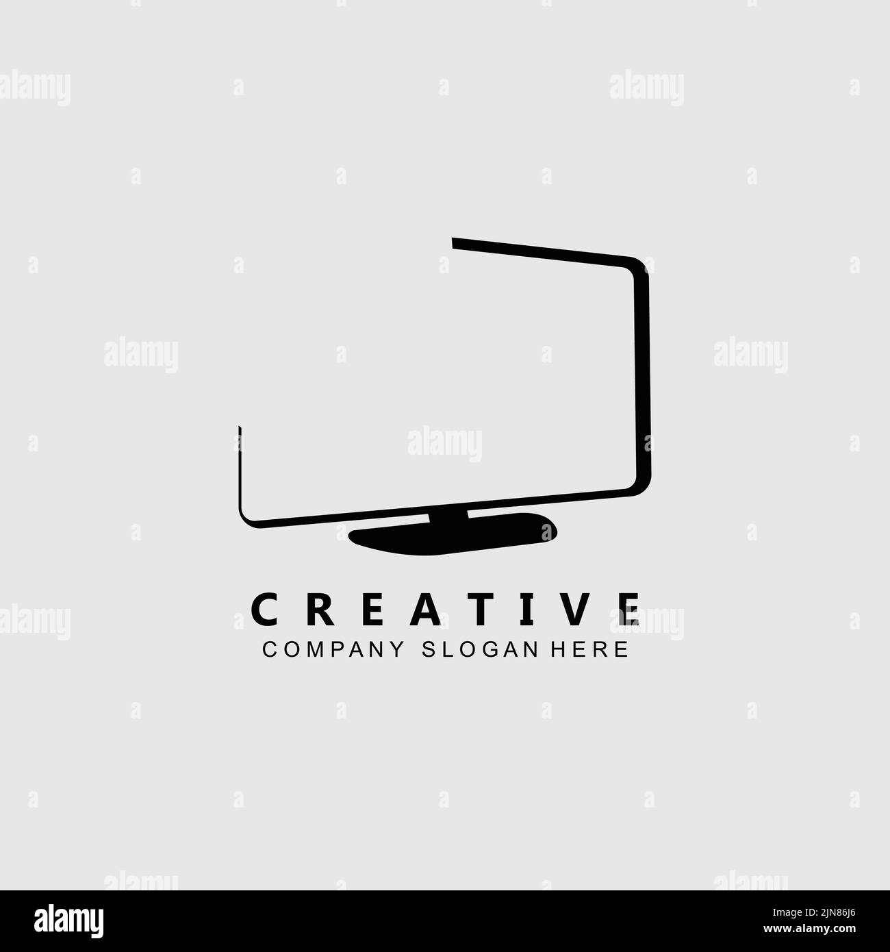 Led tech logo Stock Vector Images - Alamy