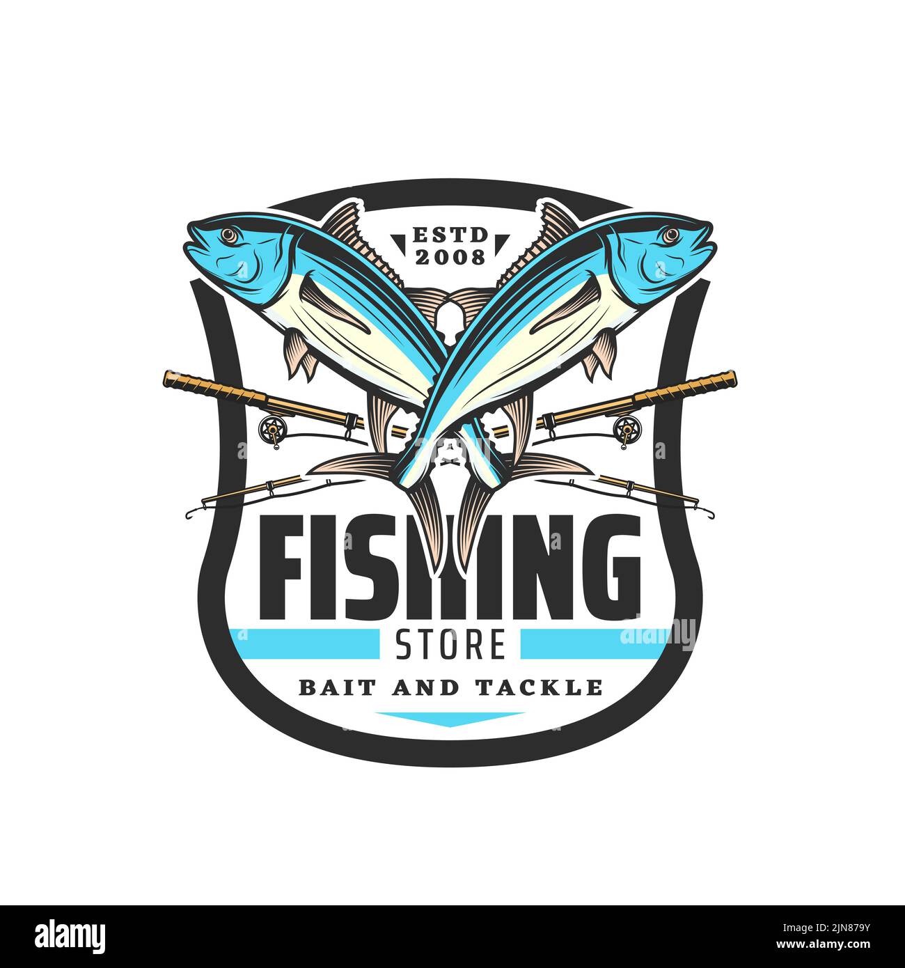 Bait tackle shop fishing Stock Vector Images - Page 2 - Alamy