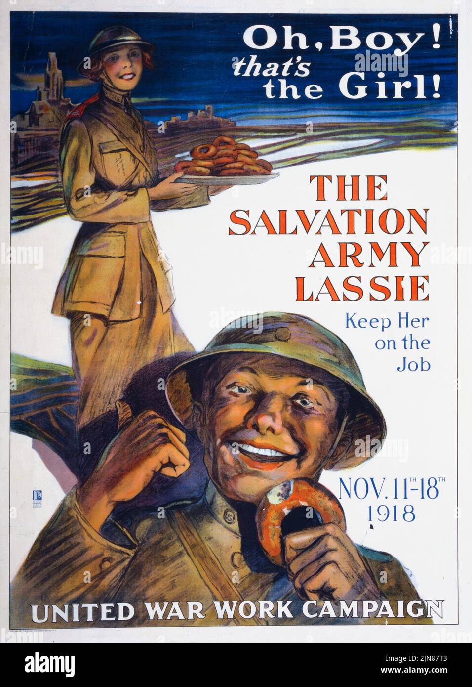 Oh, boy! That’s the girl! The Salvation Army lassie, keep