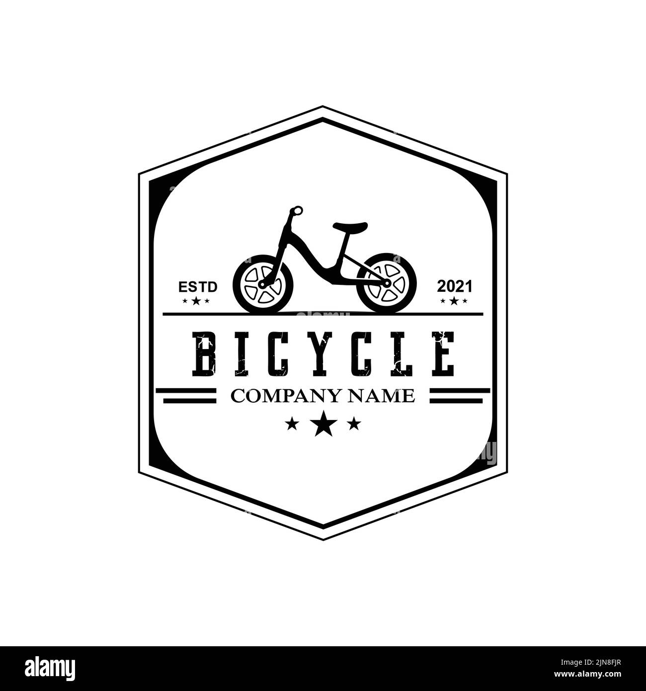 Bike Logo Icon Vector, vehicle for sports, racing, casual, downhill