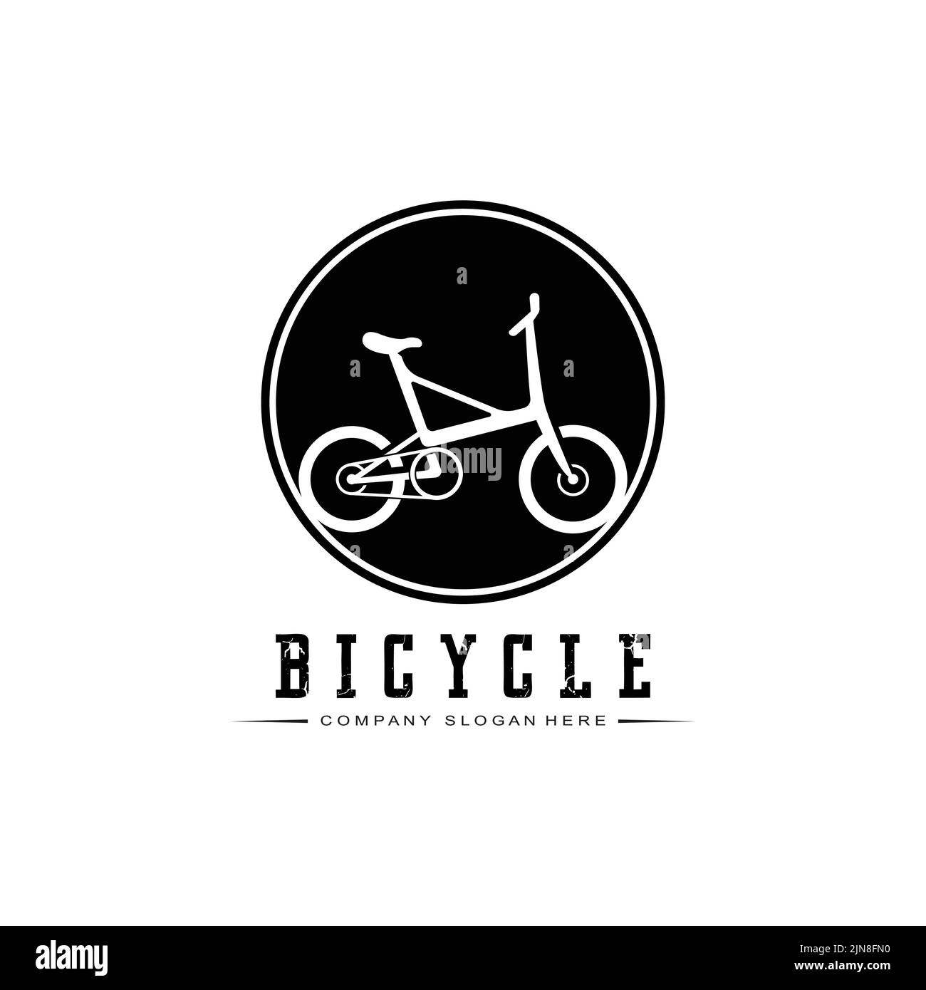 Bike Logo Icon Vector, vehicle for sports, racing, casual, downhill