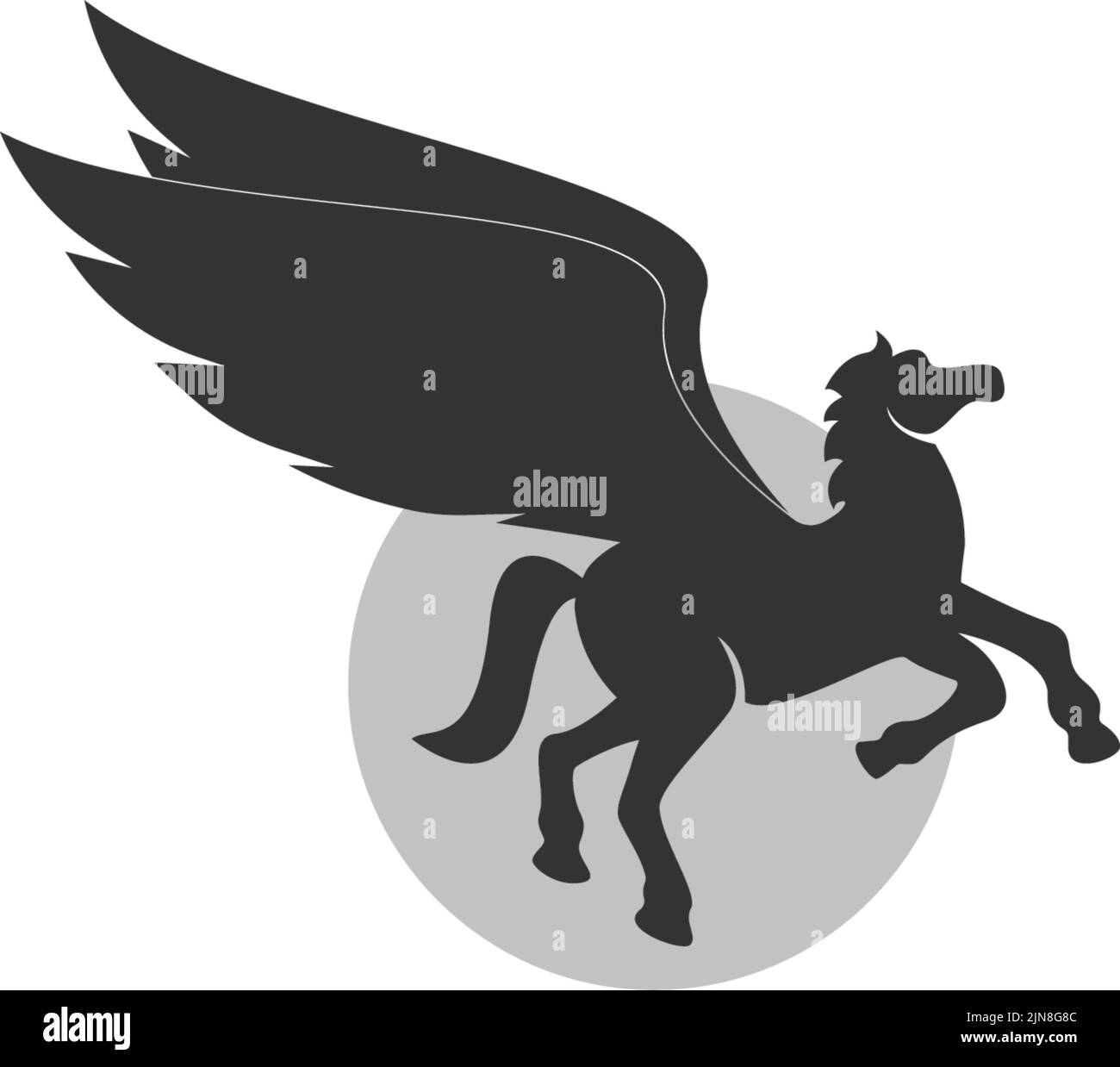 flying horse icon vector illustration design Stock Vector Image & Art