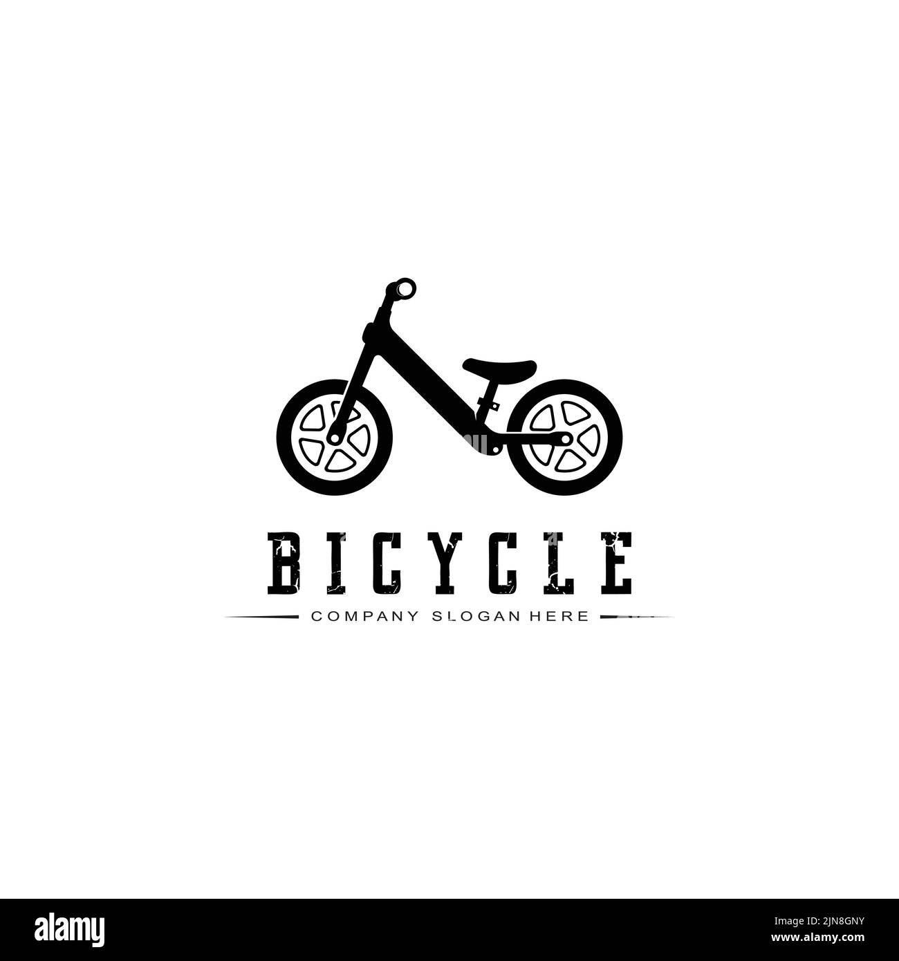 Bike Logo Icon Vector, vehicle for sports, racing, casual, downhill