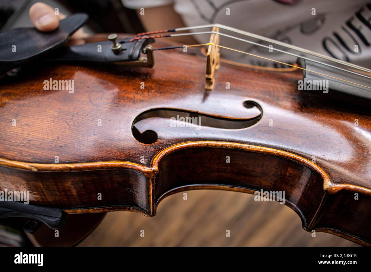 17th century professional violin made by a luthier Stock Photo - Alamy
