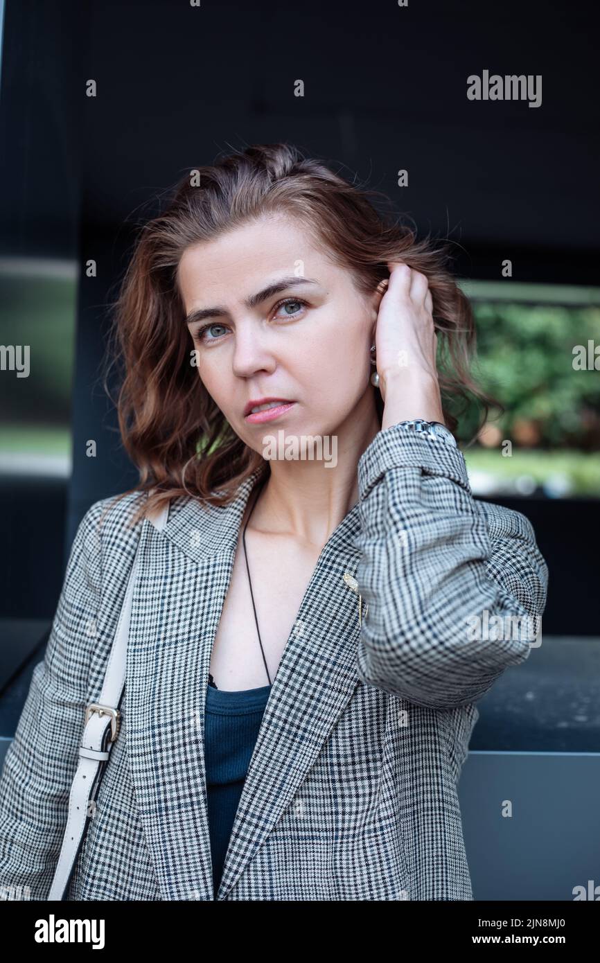 Hair behind ear hi-res stock photography and images - Alamy