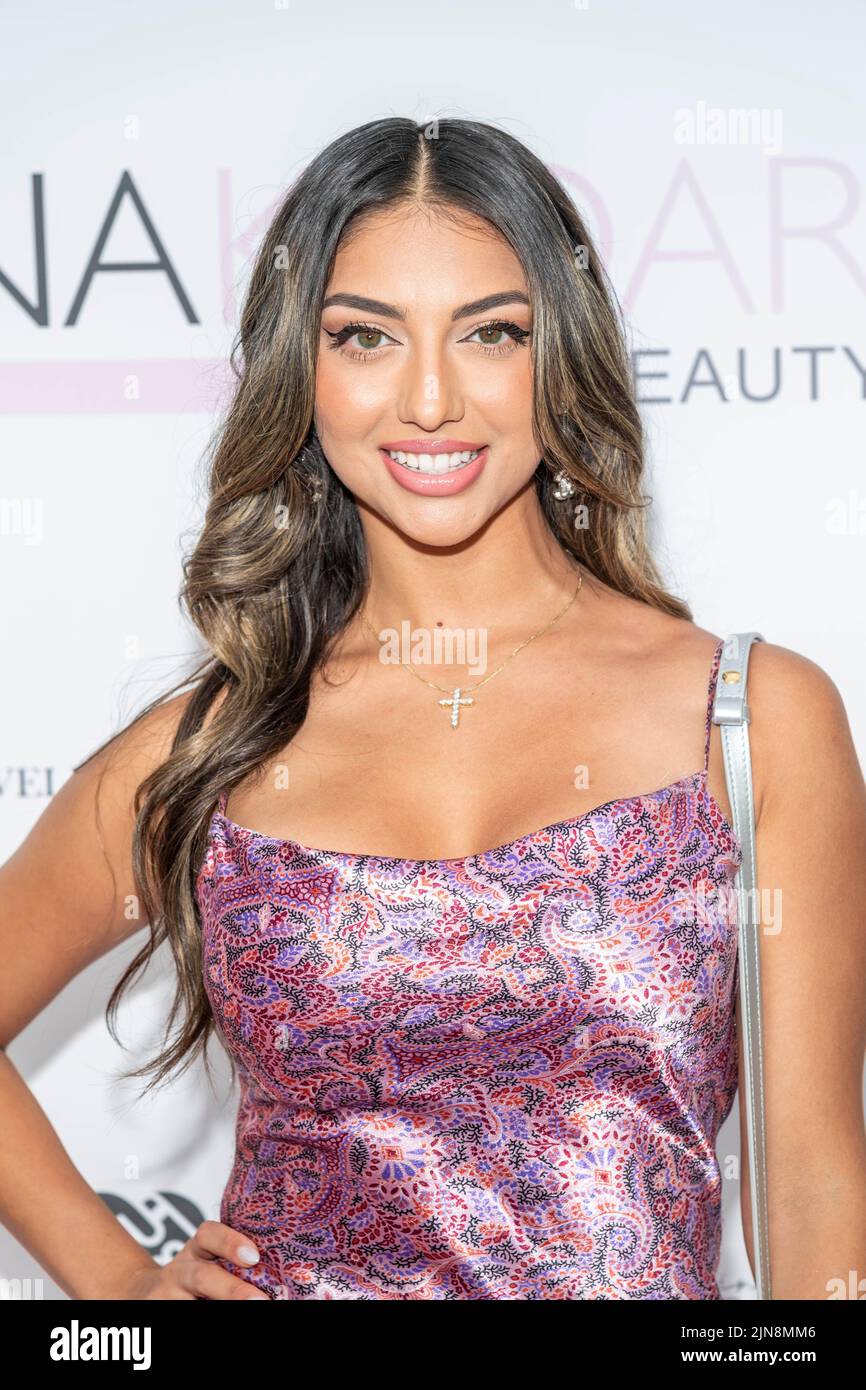 Los Angeles, USA. 09th Aug, 2022. Victoria Gonzalez attends Manna Kadar