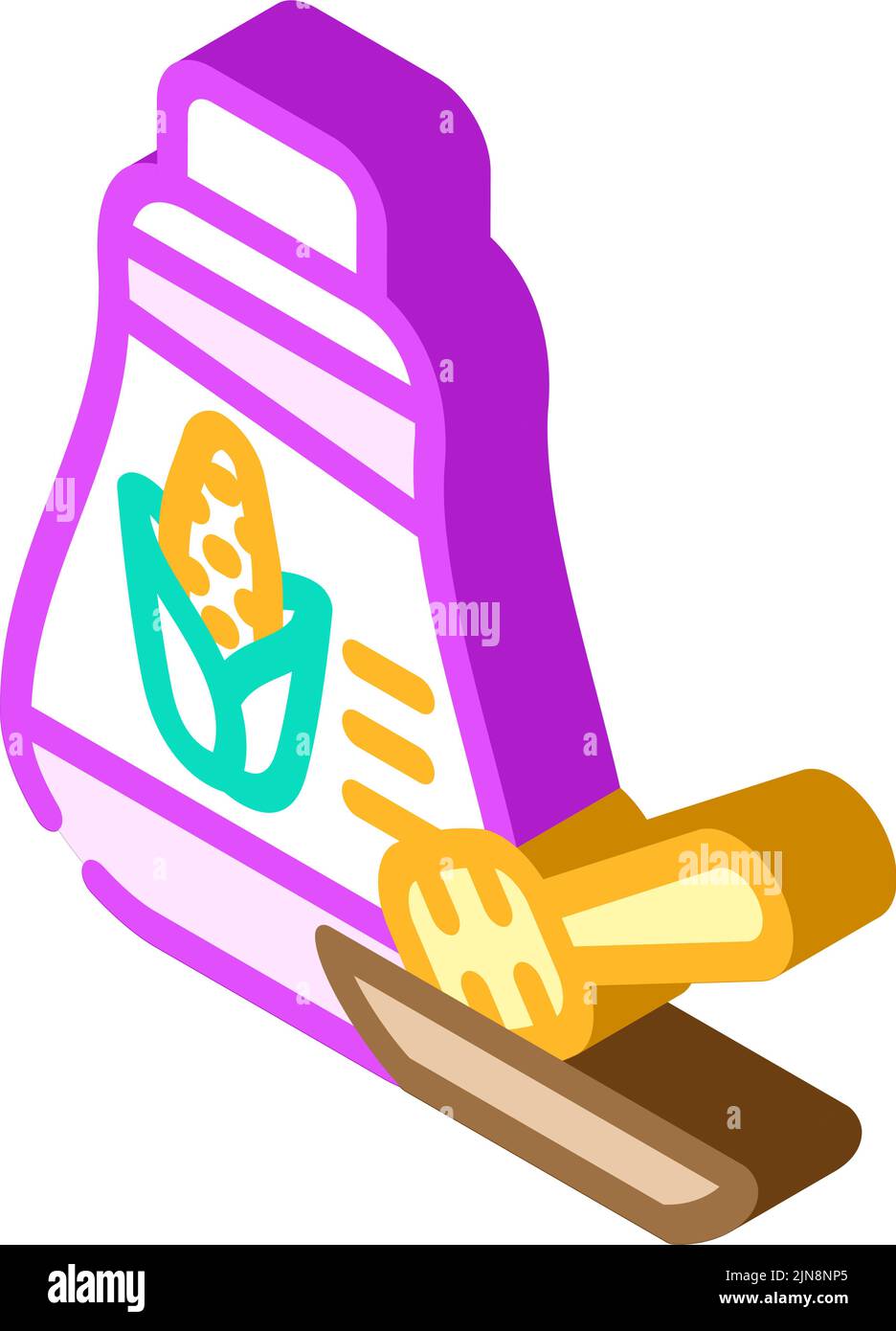 corn syrup isometric icon vector illustration Stock Vector Image & Art