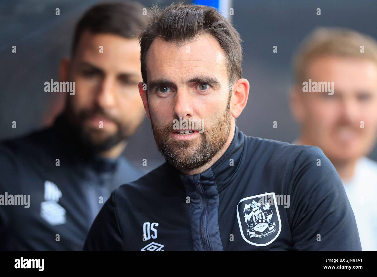 Danny Schofield the Huddersfield Town manager Stock Photo