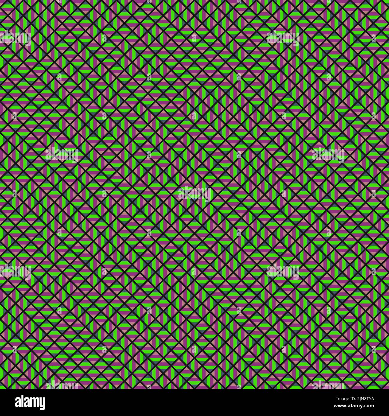 Colorised Rhombuses tiles tessellation pattern illustration Stock ...
