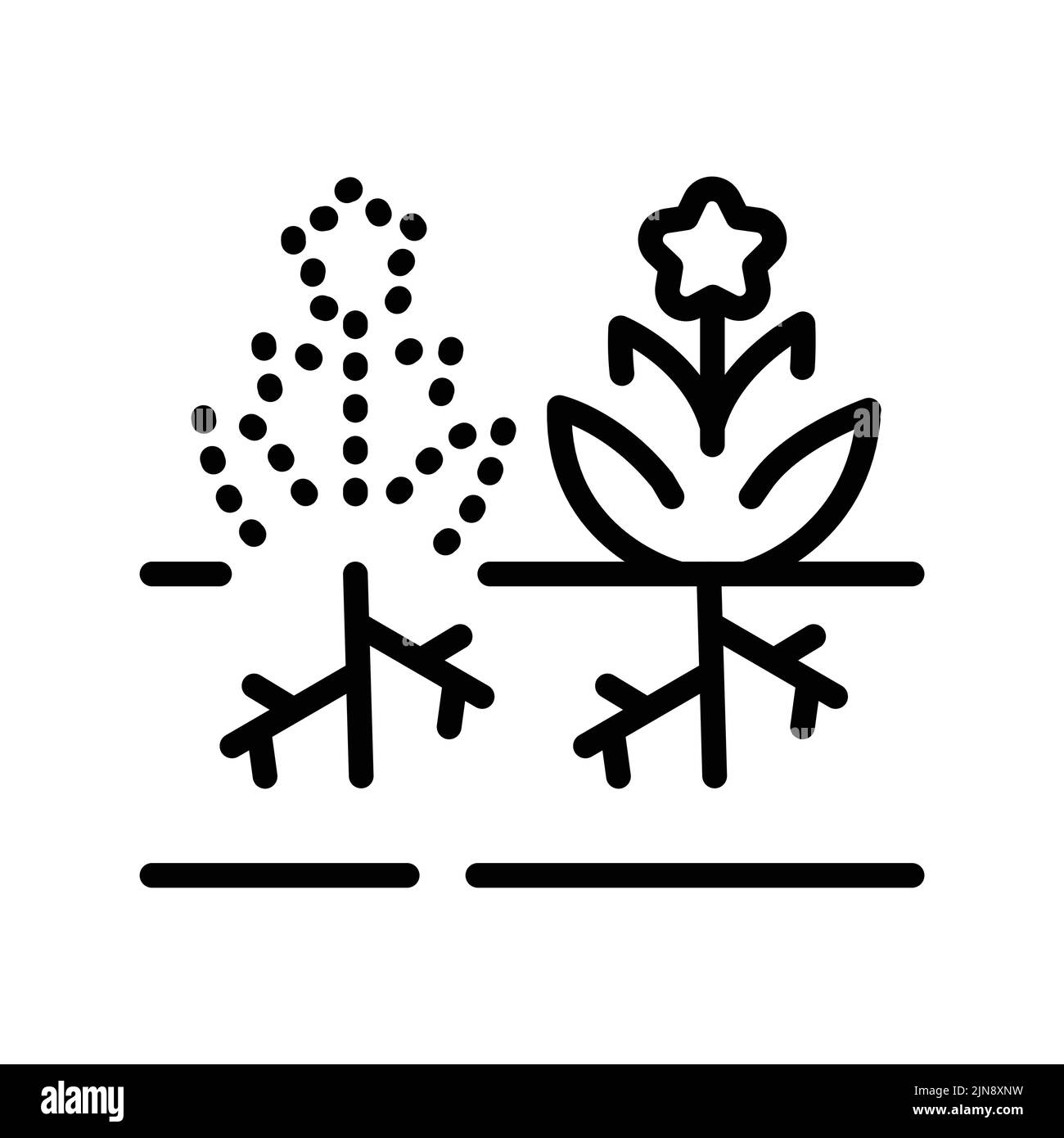 Gardening service template Black and White Stock Photos & Images - Alamy