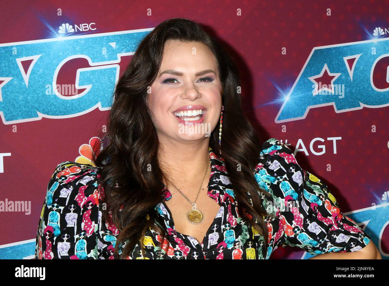 August 9, 2022, Pasadena, CA, USA: LOS ANGELES - AUG 9:  Lace Larrabee at the America's Got Talent Season 17 - Live Show Red Carpet  at the Pasadena Sheraton Hotel on August 9, 2022 in Pasadena, CA (Credit Image: © Kay Blake/ZUMA Press Wire) Stock Photo