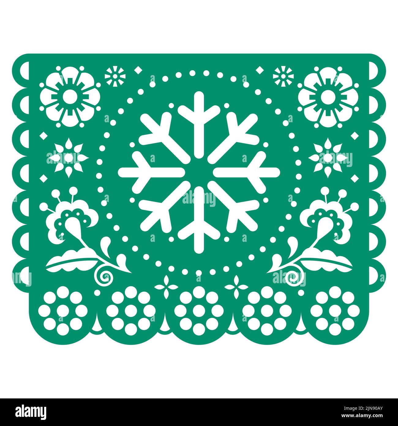 HOW TO CREATE A WINTER PAPER CUTOUT EFFECT ILLUSTRATION