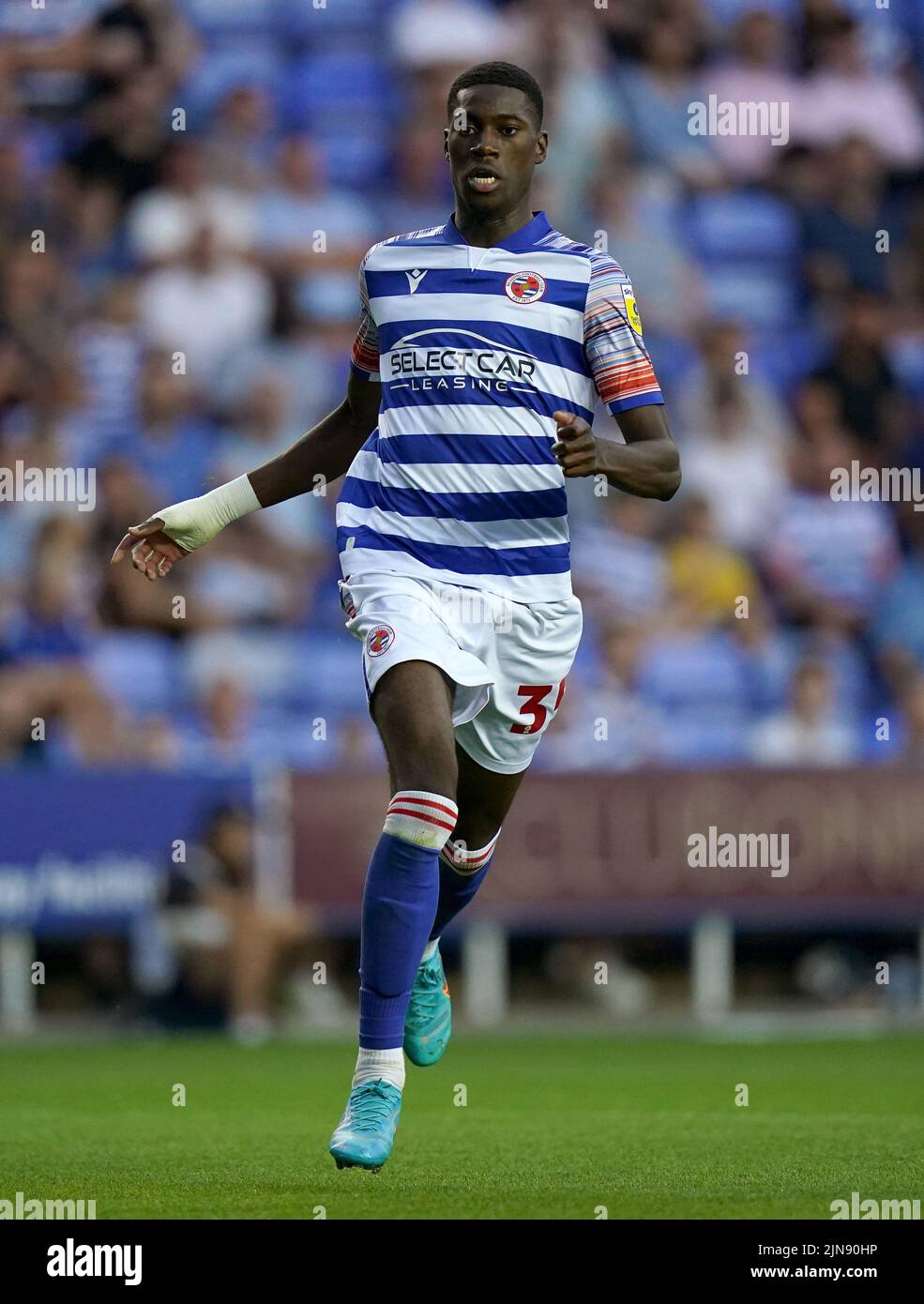 Reading's Kelvin Ehibhatiomhan during the Carabao Cup, first round match at the Select Car Leasing Stadium, Reading. Picture date: Tuesday August 9, 2022. Stock Photo
