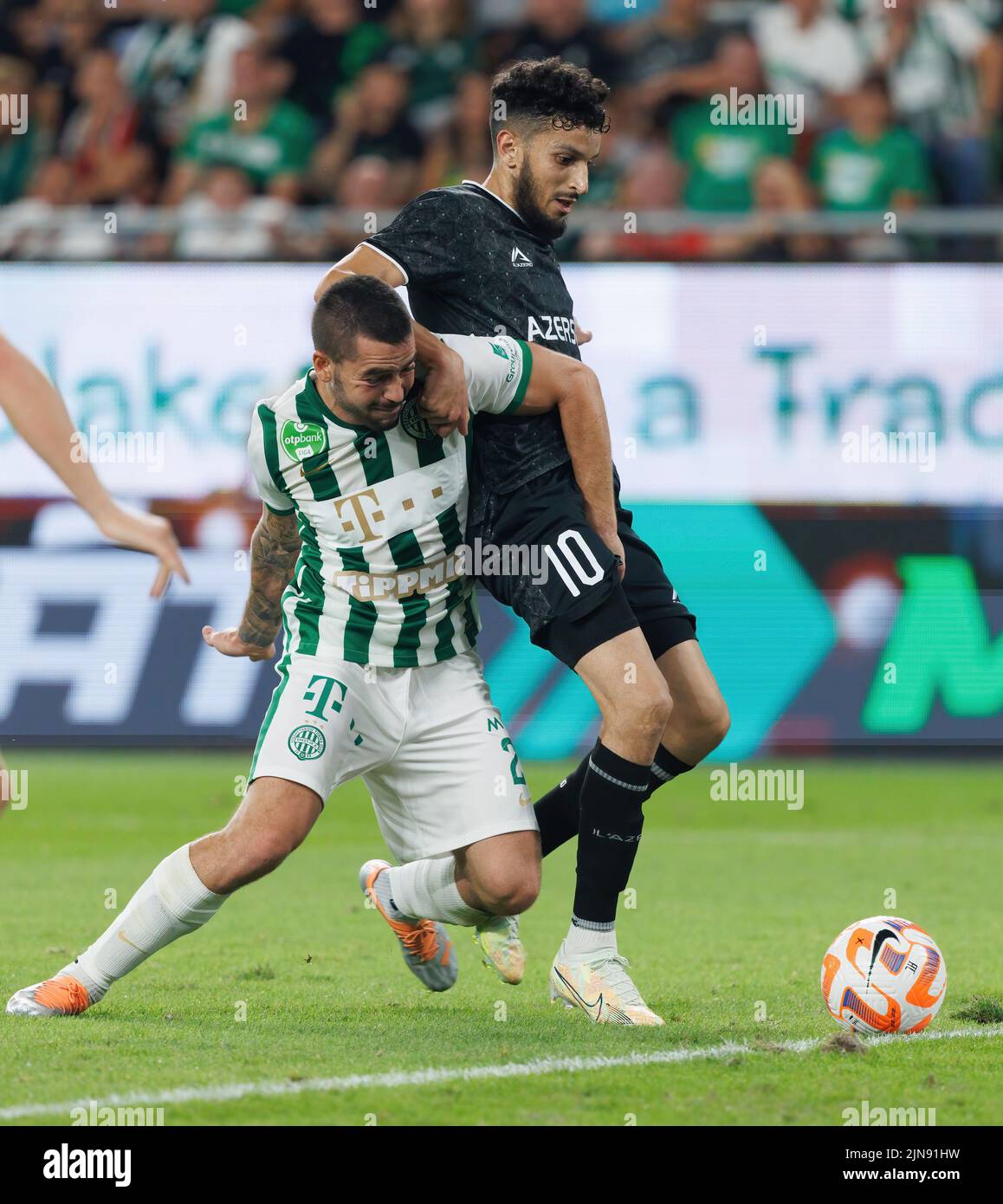 Players Ferencvarosi Tc Gather Prior Uefa Editorial Stock Photo - Stock  Image