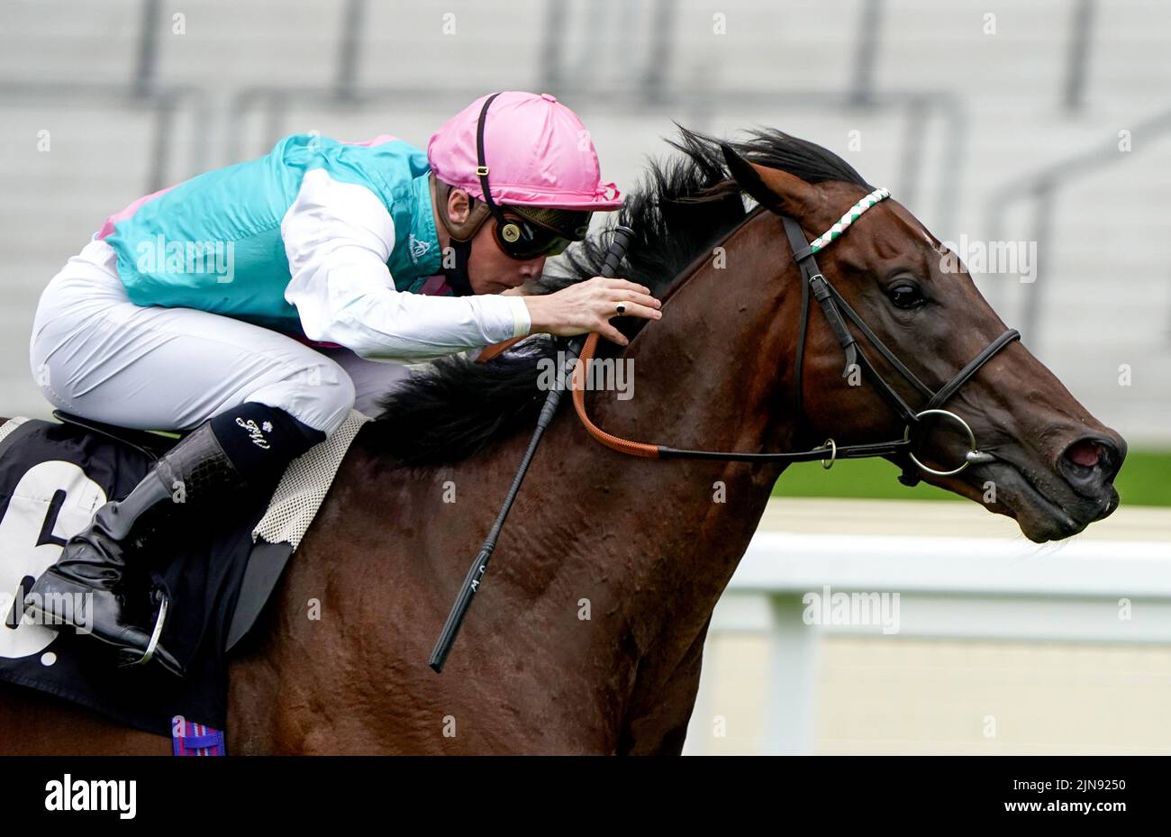 File photo dated 04-09-2020 of Tempus ridden by jockey Jason Watson. Tempus can continue his good recent run by bagging the Group Three Tattersalls Sovereign Stakes at Salisbury. Issue date: Wednesday August 10, 2022. Stock Photo