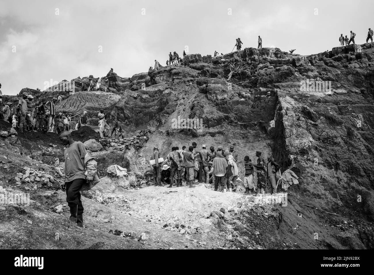 Congo Mining, Miners At Work In Democratic Republic Of Congo, Mining In 