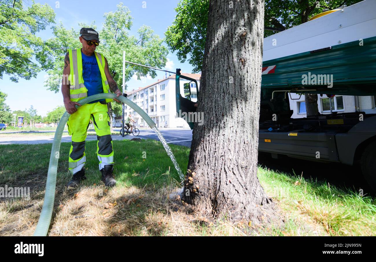 10 August 2022, Lower Saxony, Hanover Employees of the Environment and