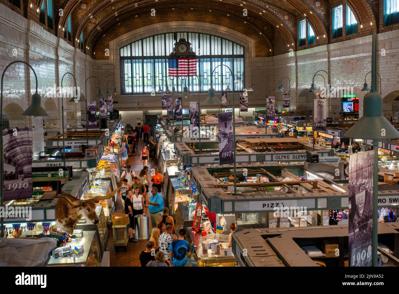 West Side market Clevelands oldest public market in Cleveland Stock