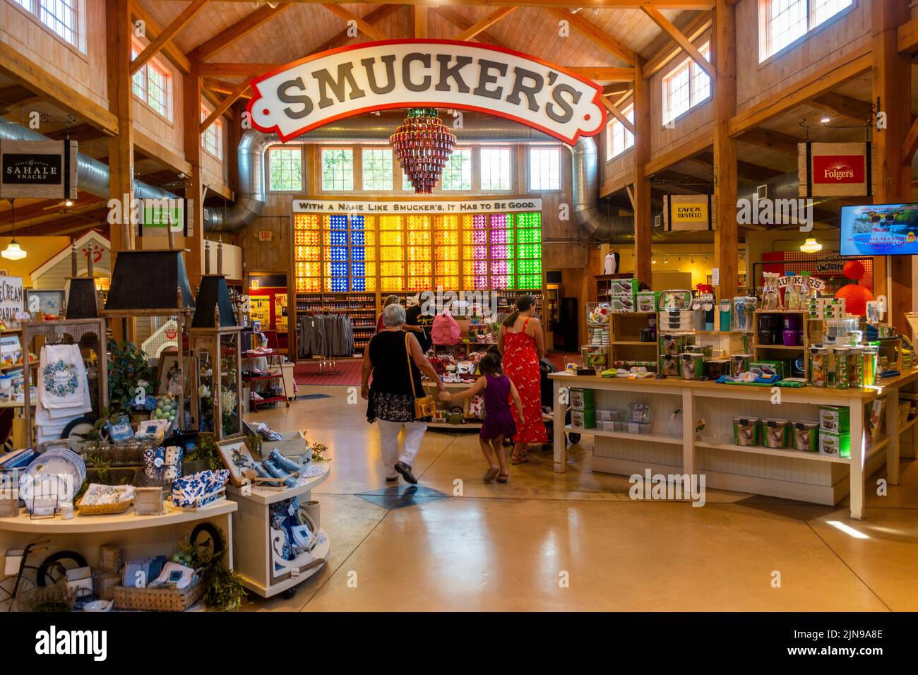 J M Smucker company store in Orrville Ohio Stock Photo